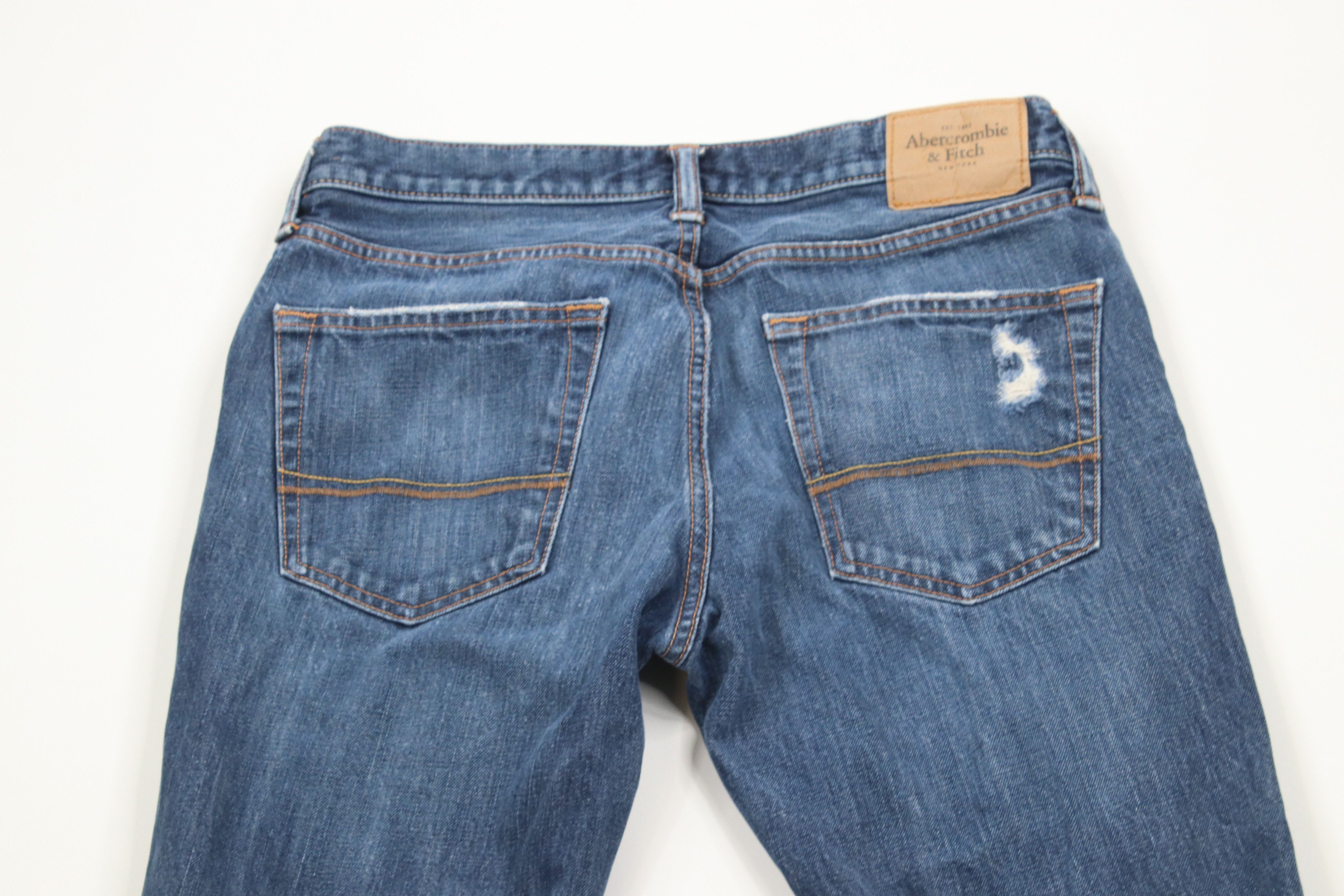 Abercrombie & Fitch × Vintage Vintage Y2K Abercrombie & Fitch Fly Skinny Leg Denim Jeans Size US 32 / EU 48 - 11 Thumbnail