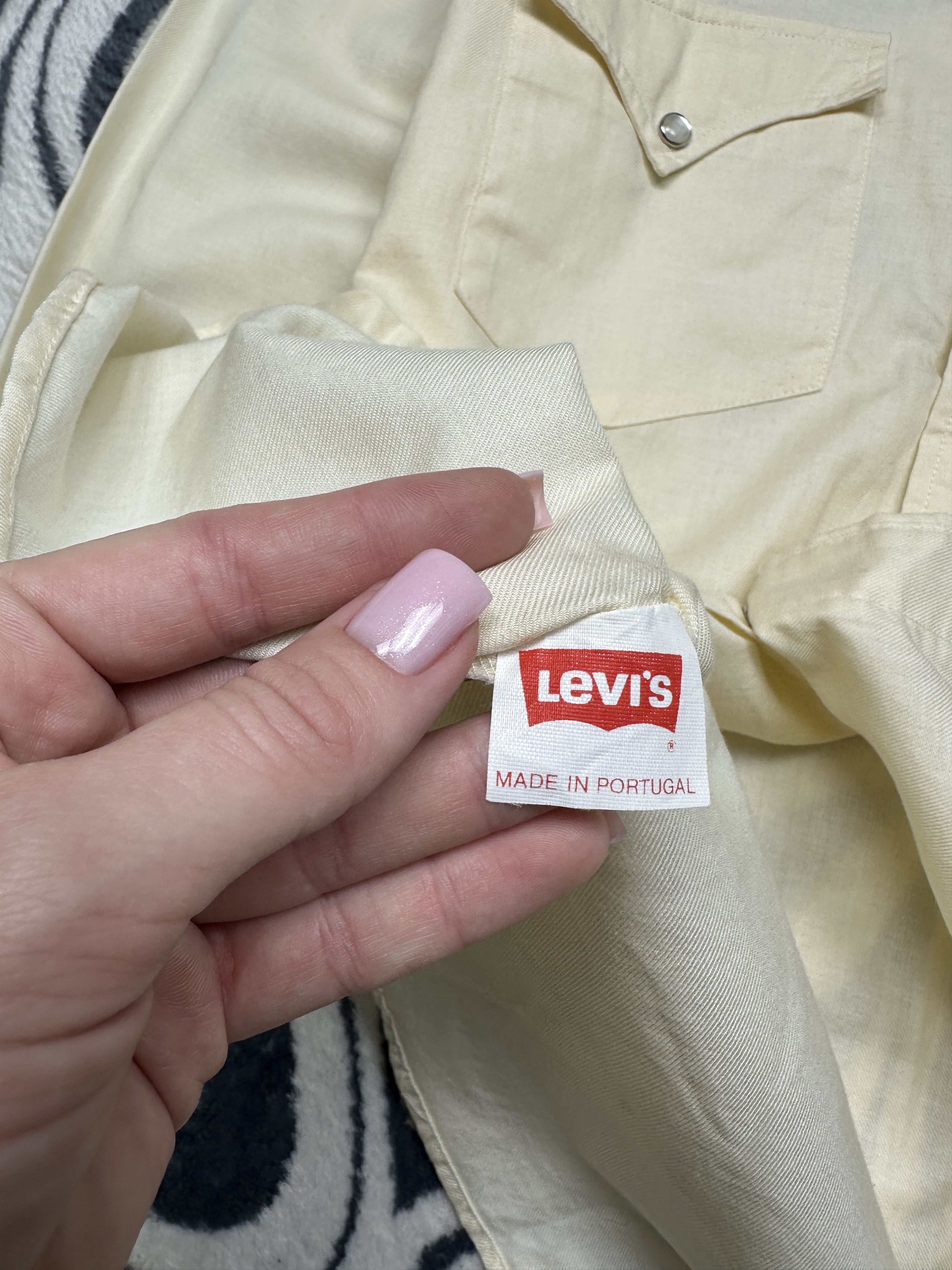 Levi's Levi's Vintage 1981 Mens Long Sleeve Shirt Size US M / EU 48-50 / 2 - 6 Thumbnail