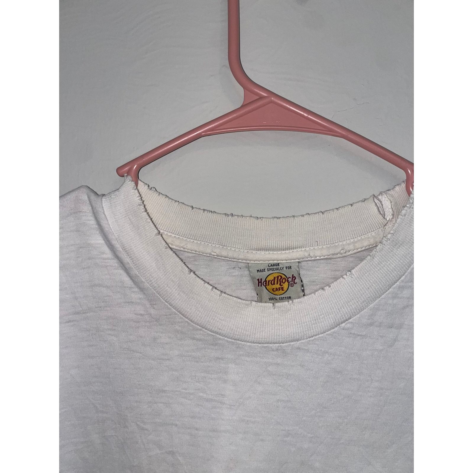 Hard Rock Cafe Vintage Hard Rock Cafe Beijing White Gold Shirt China VTG L Size US L / EU 52-54 / 3 - 5 Thumbnail
