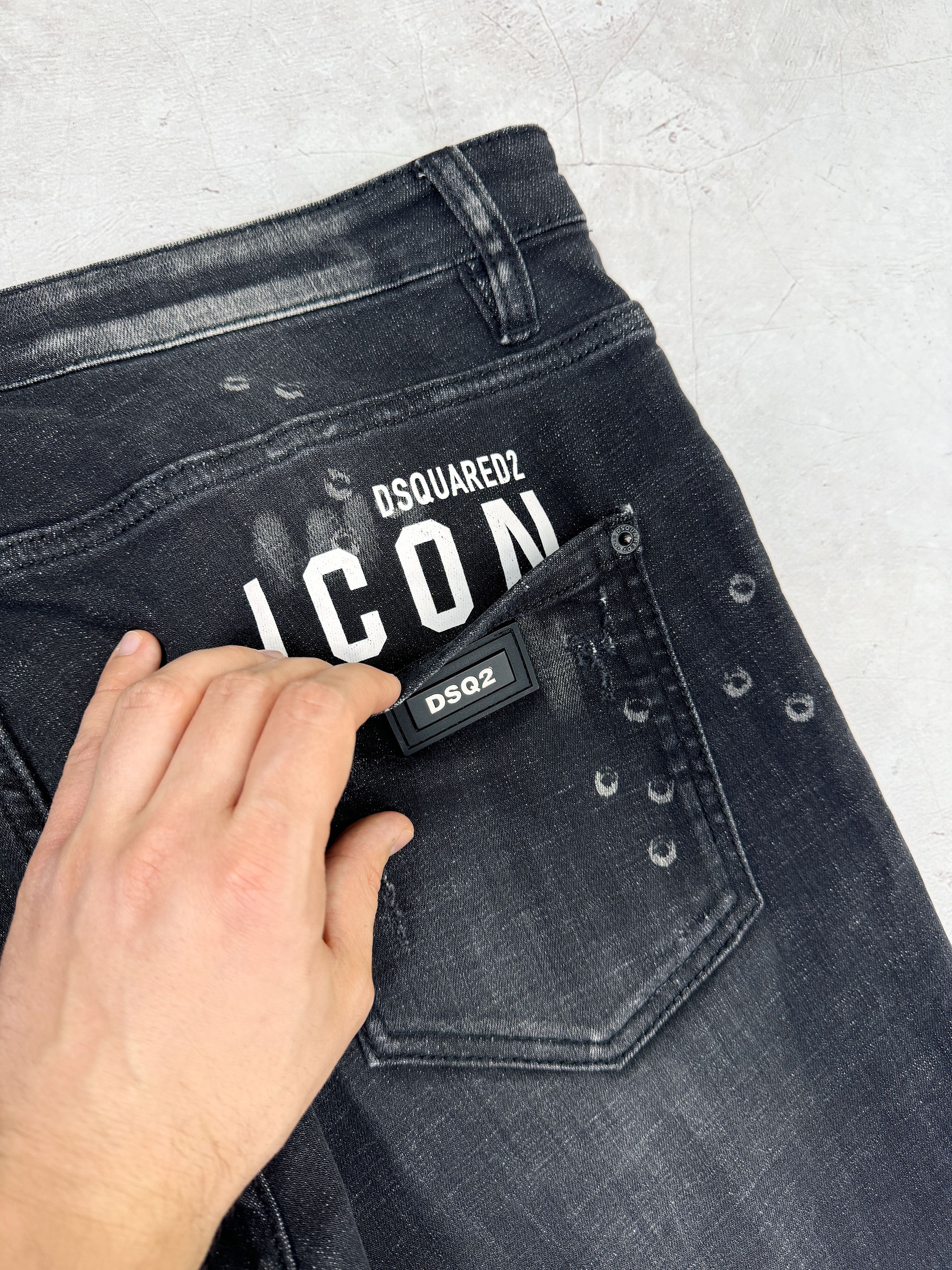 Dsquared2 Dsquared2 Denim Pants Tidy Biker Jeans Distressed Black Size US 36 / EU 52 - 14 Thumbnail