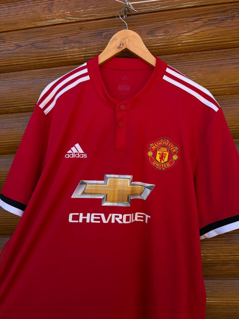 Adidas MANCHESTER UNITED HOME SHIRT FOOTBALL SOCCER JERSEY ADIDAS Size US XXL / EU 58 / 5 - 2 Thumbnail