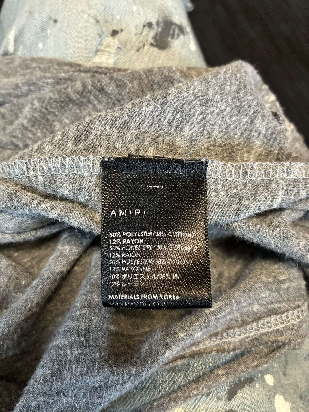 Amiri Amiri logo shotgun paint splatter shirt size medium Size US M / EU 48-50 / 2 - 3 Thumbnail