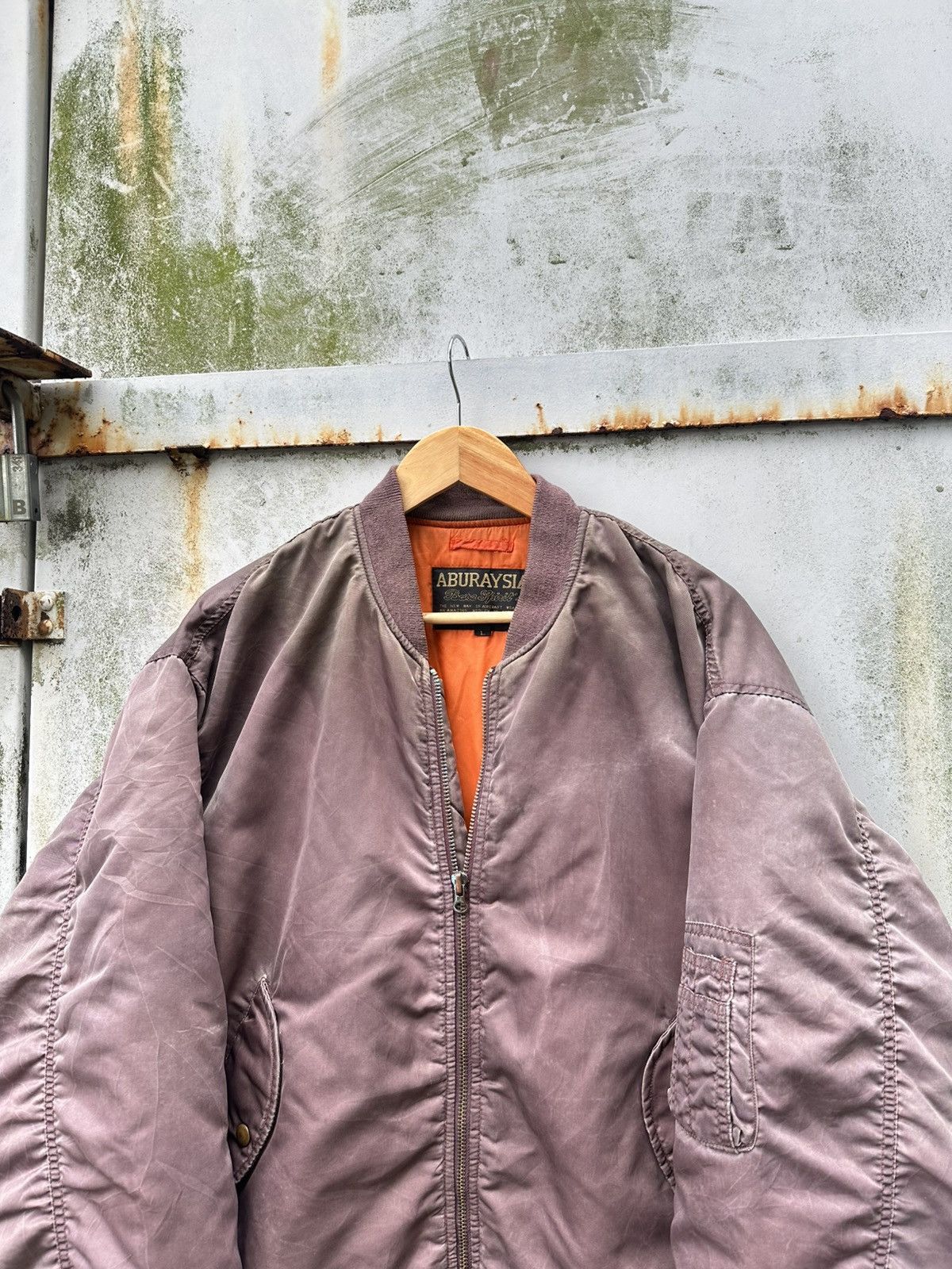 Vintage 🪖Vintage Faded MA-1 Man Intermediate Bomber Jacket Size US L / EU 52-54 / 3 - 4 Thumbnail