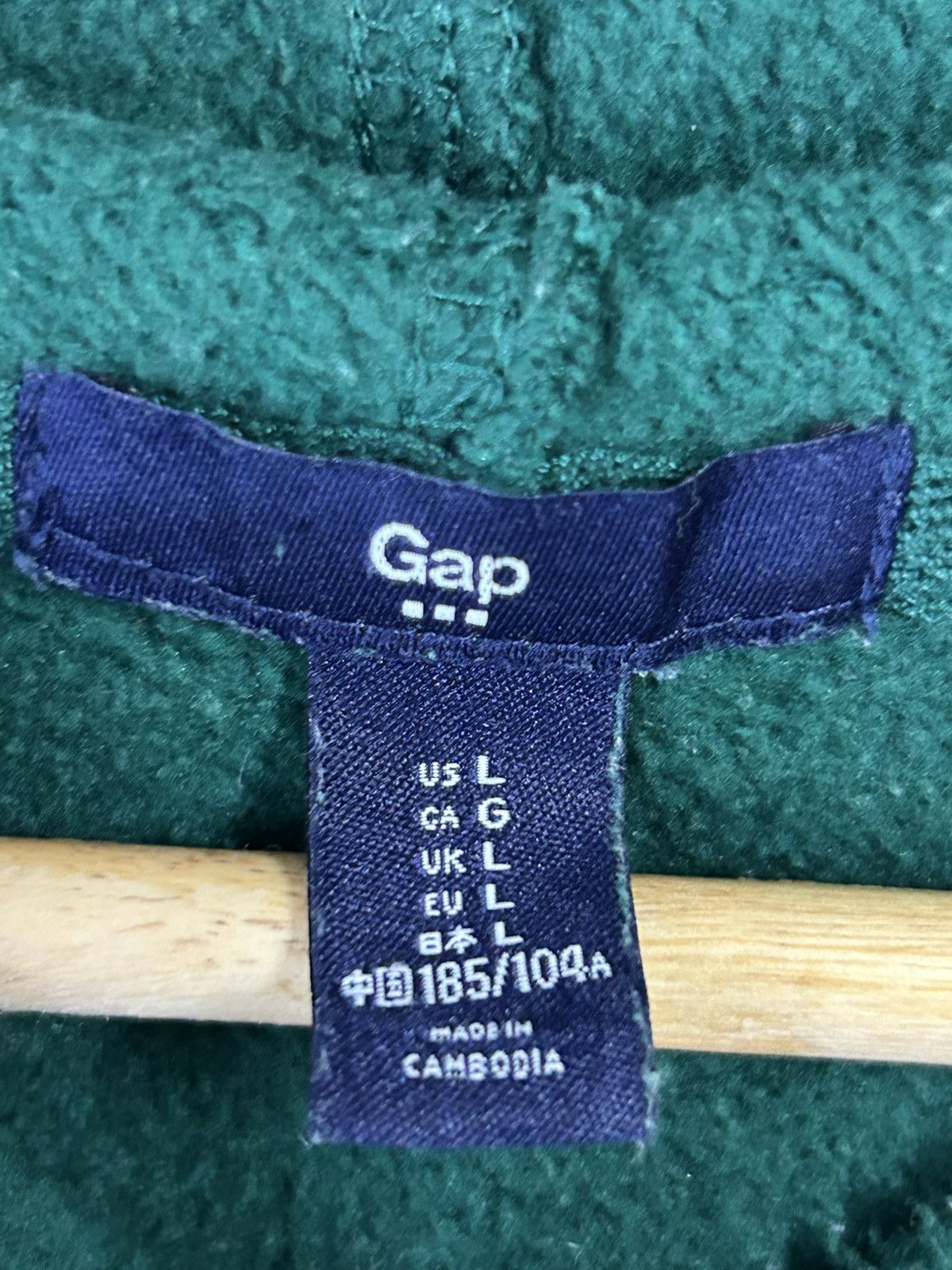 Gap × Vintage Sunfaded GAP spellout pullover Size US L / EU 52-54 / 3 - 4 Thumbnail