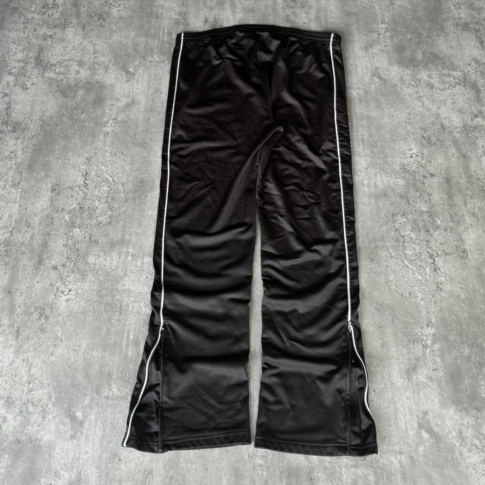 Japanese Brand × Vintage Vintage Y2K Black Colosseum Flared Grunge Opium Sweatpants Size US 38 / EU 54 - 2 Thumbnail