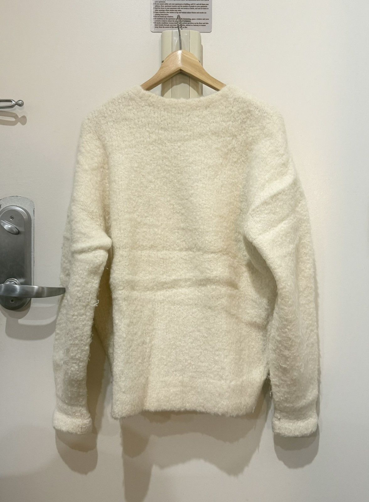 Aime Leon Dore Aime Leon Dore Alpaca Wool Sweater [Cream] Size US S / EU 44-46 / 1 - 6 Thumbnail