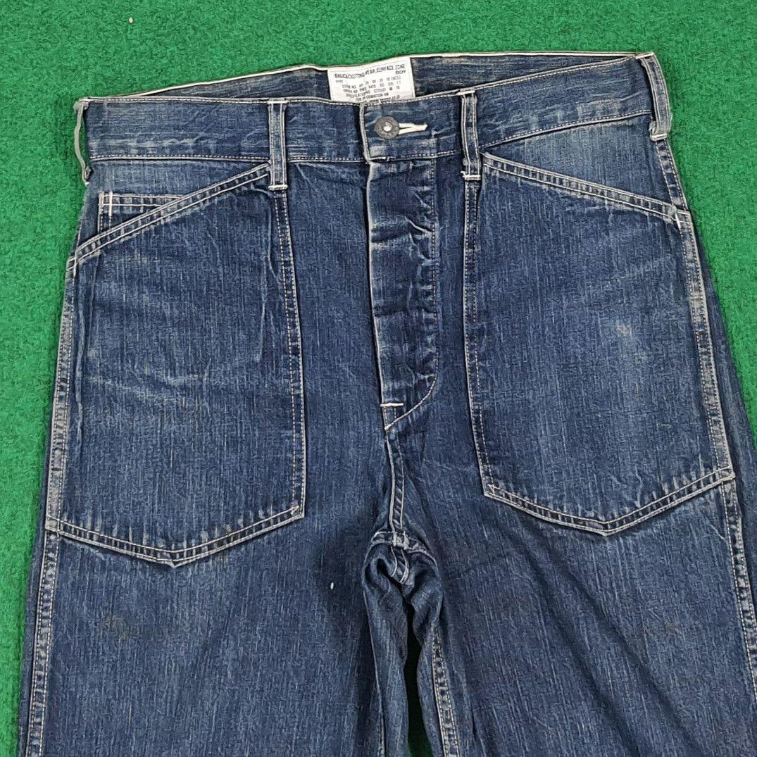 Beams Plus Vintage BEAMS BOY Military Work Denim Pants C280N8 Size 31" - 2 Thumbnail