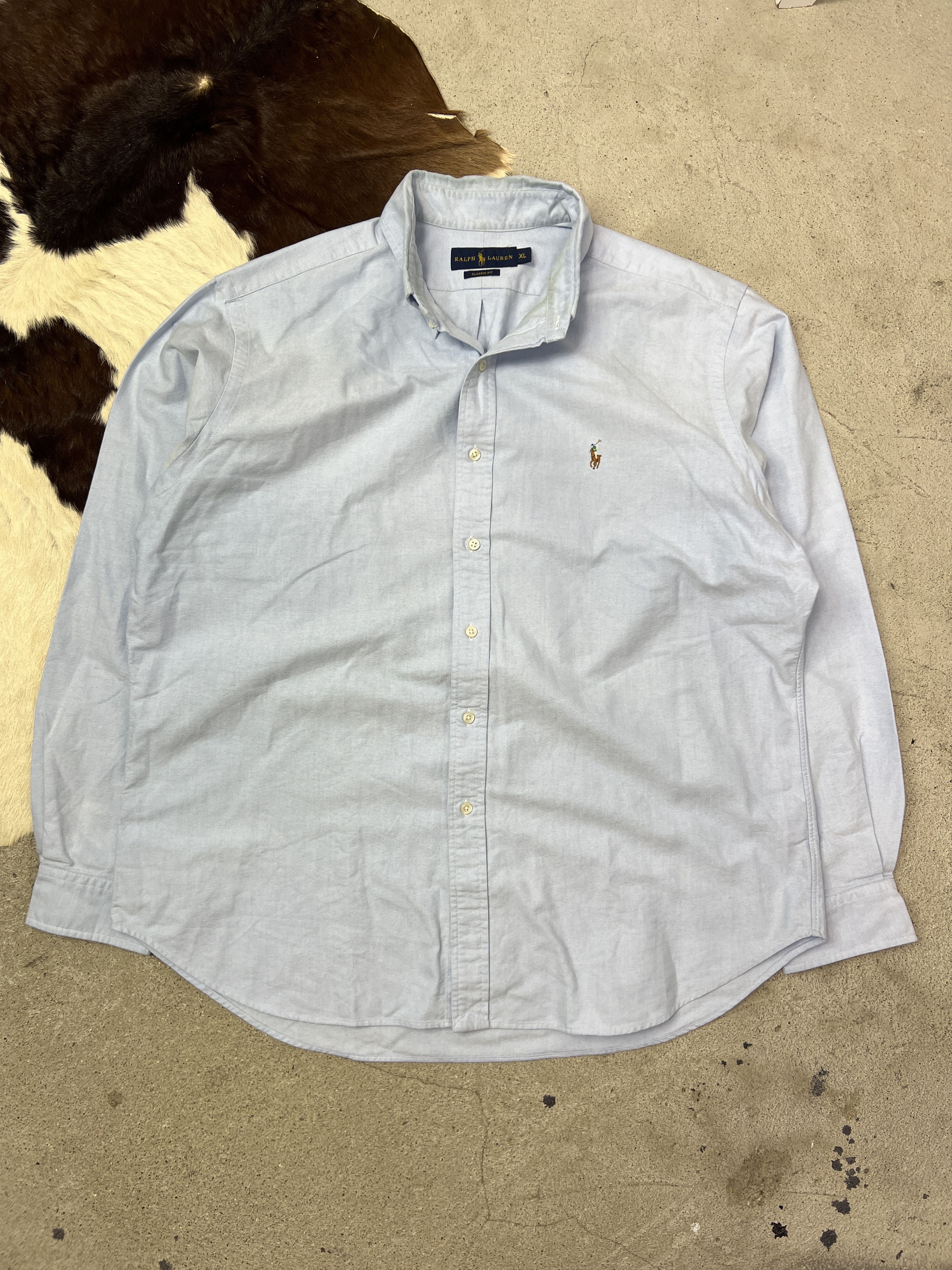 Polo Ralph Lauren Vintage Casual Preppy OCBD Polo Ralph Lauren Shirt 00s Size US XL / EU 56 / 4 - 1 Thumbnail