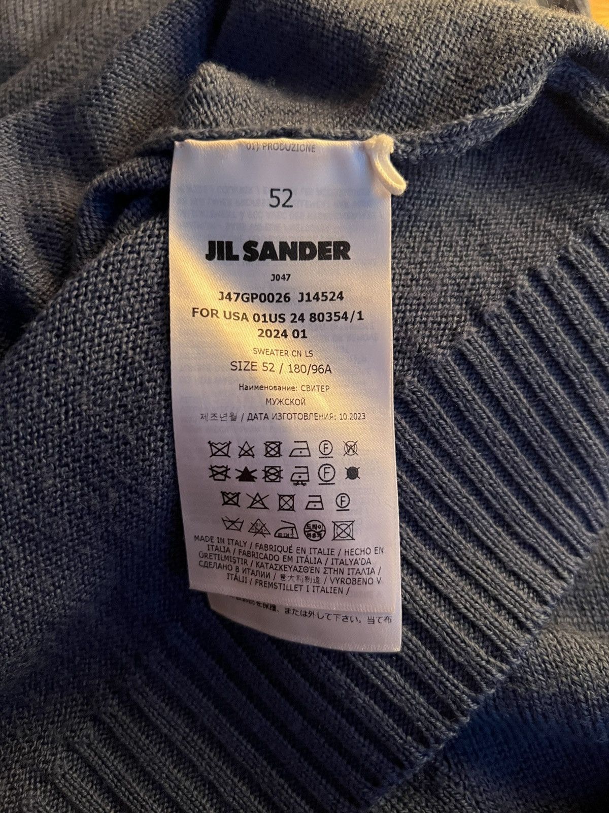Jil Sander JIL SANDER wool sweater Size US L / EU 52-54 / 3 - 5 Thumbnail
