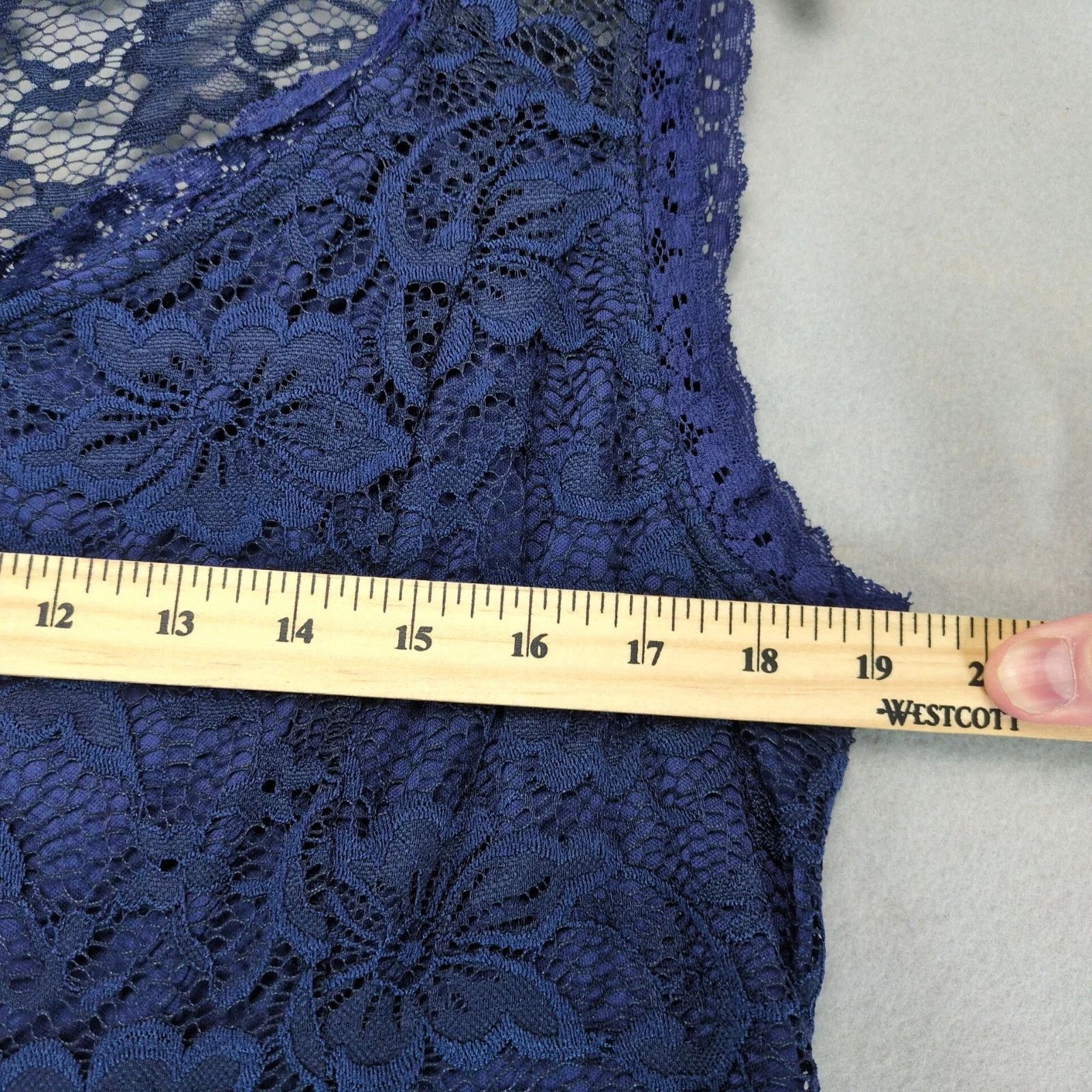 Other UK Emerald Sundae Navy Lace Bodice Chiffon Maxi Dress 3XL Size 3XL / US 20-22 - 6 Thumbnail