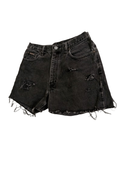 Calvin Klein CALVIN KLEIN Jean's Short Distressed Style Size 28" / US 6 / IT 42 - 3 Thumbnail