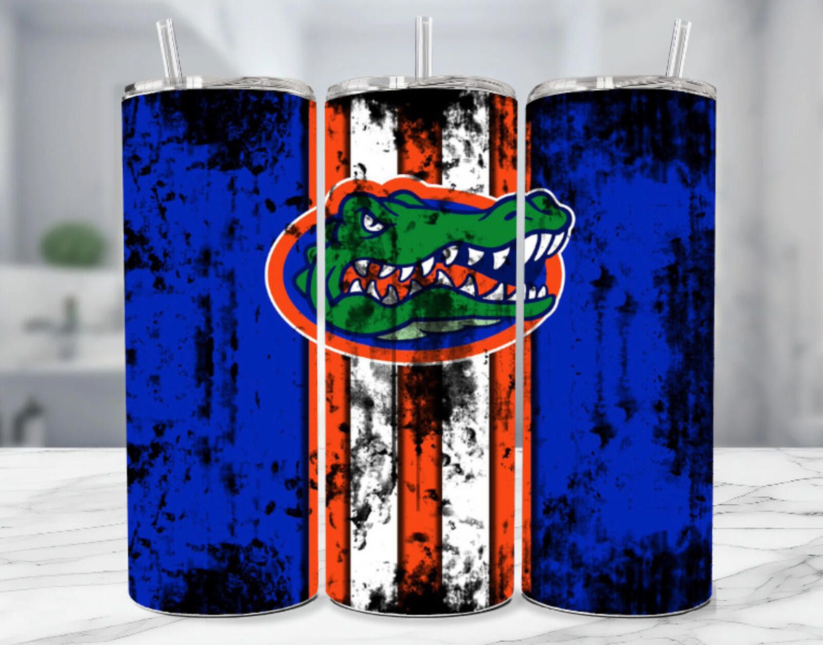 Other Florida Gators College Stainless Steel Tumbler 20 Oz Grunge Size ONE SIZE - 1 Thumbnail
