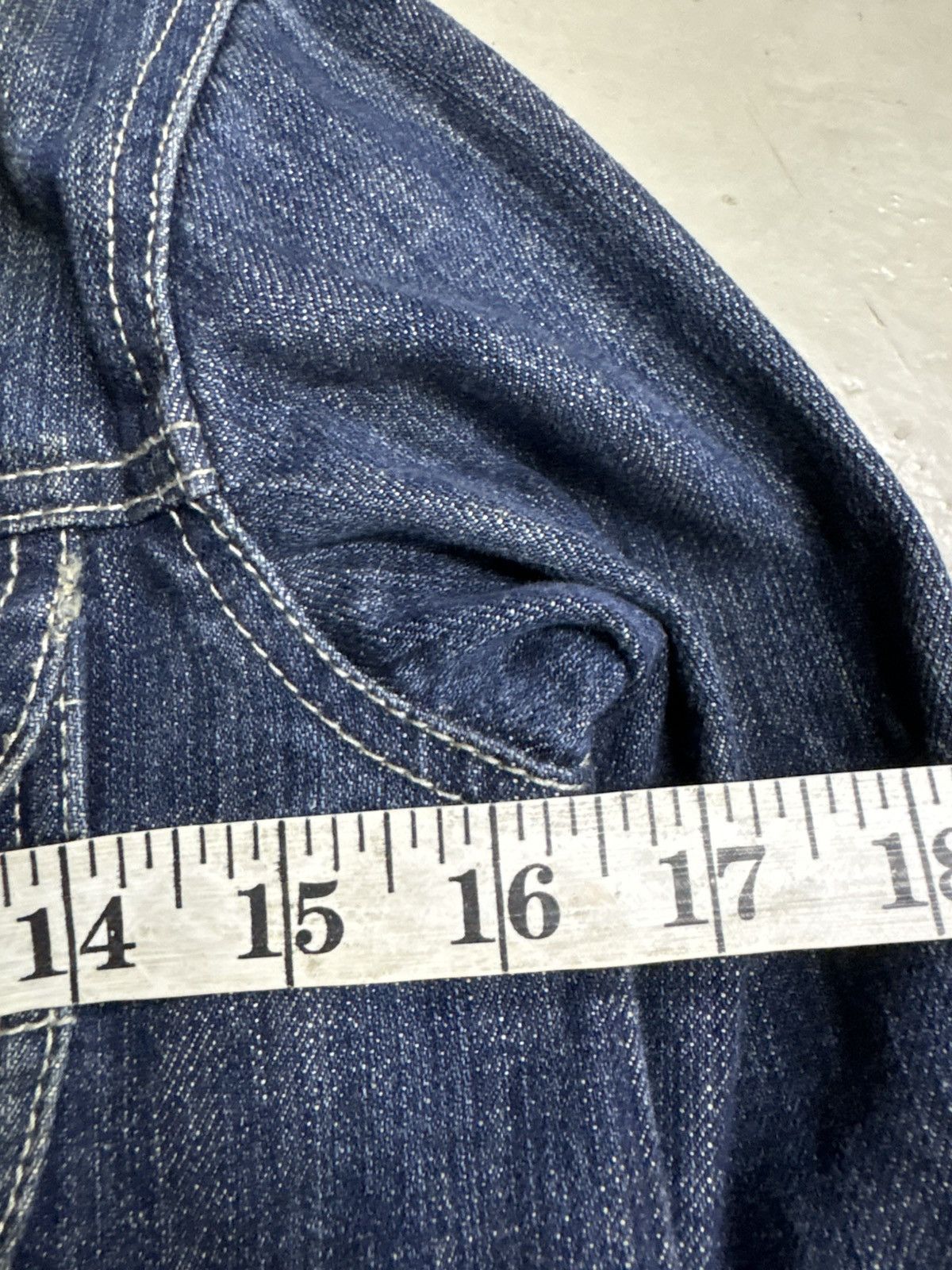 If Six Was Nine Ba-Tsu Studio Rock Star Skull Type III Denim Zip Up Jacket Size US XS / EU 42 / 0 - 10 Thumbnail