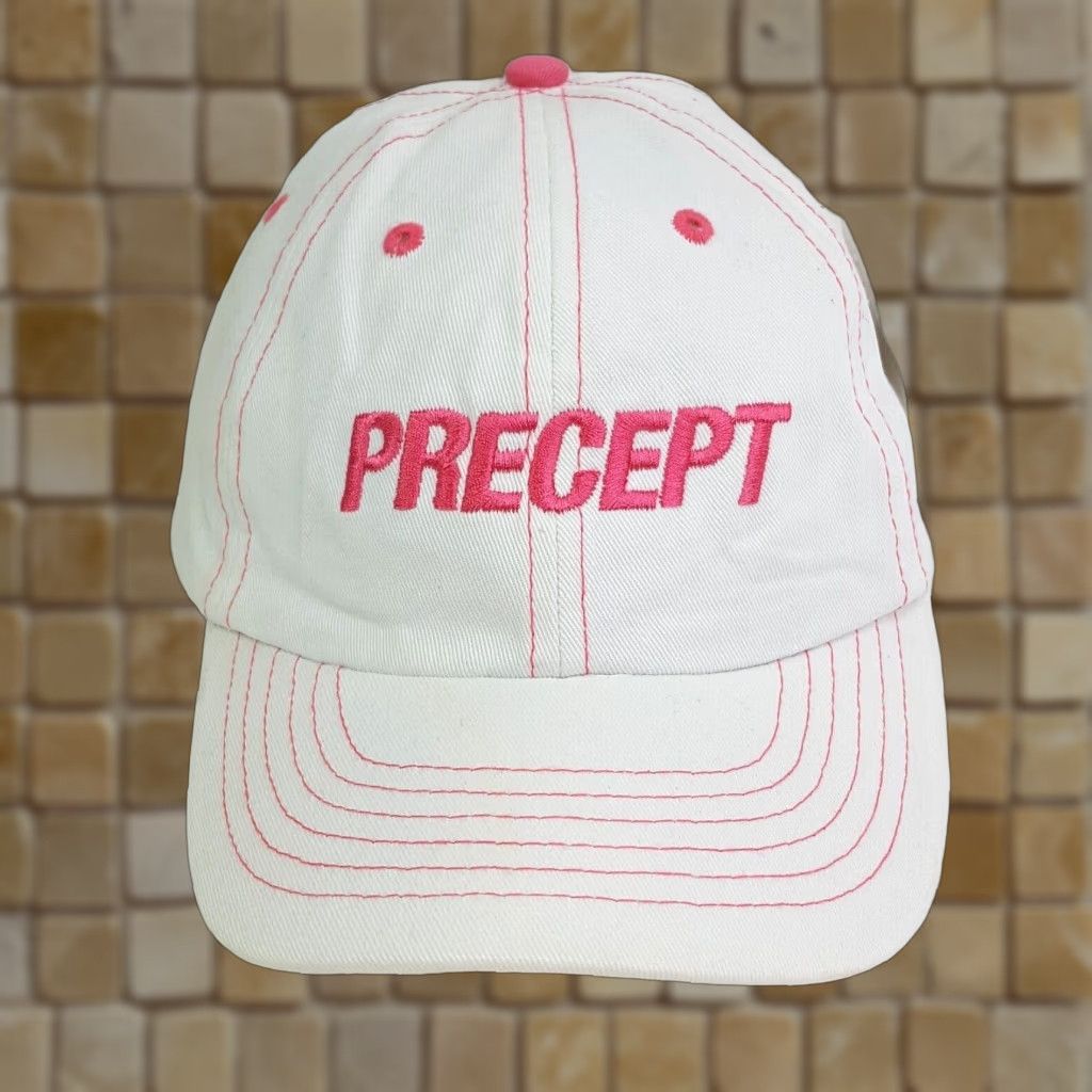 Pinko VINTAGE Precept Golf Women's Adjustable PGA Sports Hat Baseball Cap Pink White Size ONE SIZE - 1 Thumbnail