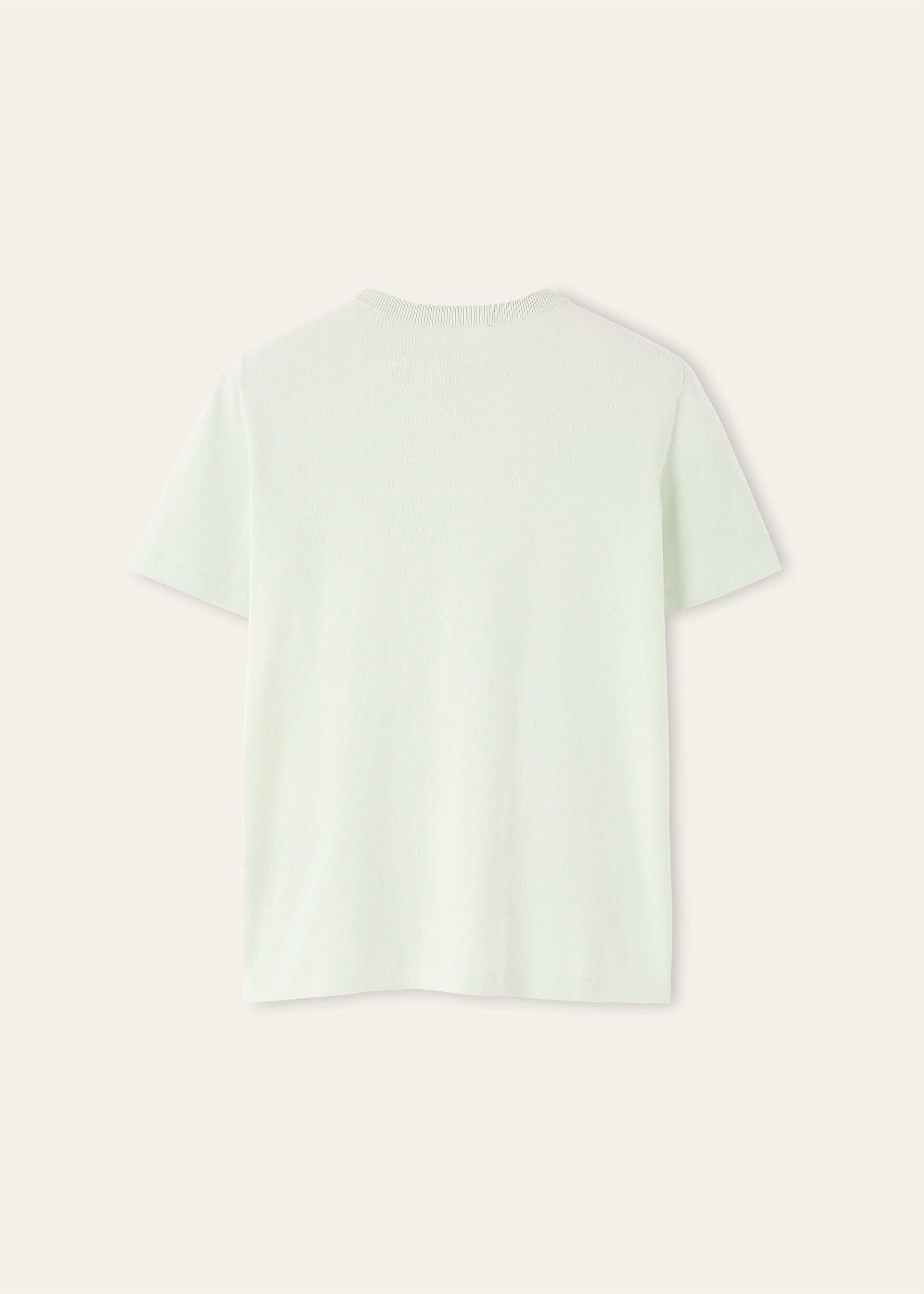 Loro Piana os11x0426 FAM7984 Angera Crewneck T-Shirt in Snow Waterfall Size M / US 6-8 / IT 42-44 - 2 Thumbnail