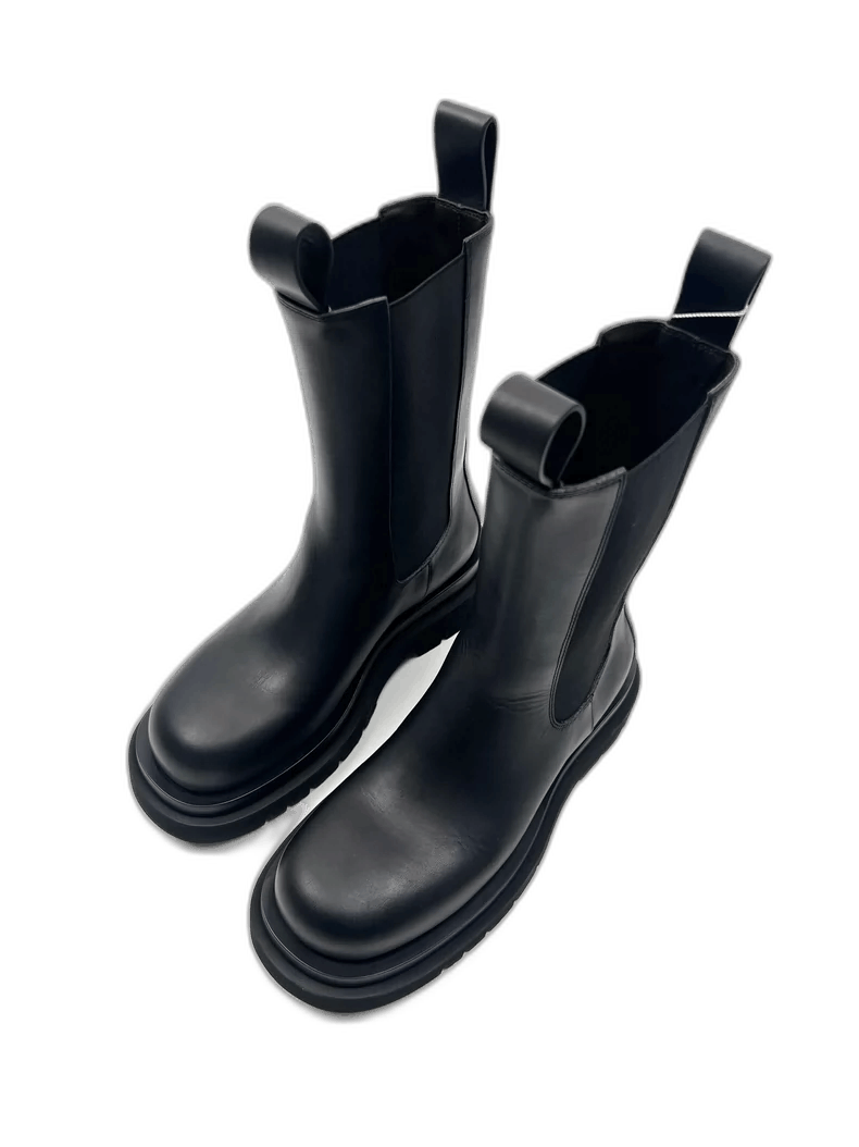 Bottega Veneta Bottega Veneta Black Ankle Boots Size 37-yf Size US 6 / EU 39 - 1 Thumbnail