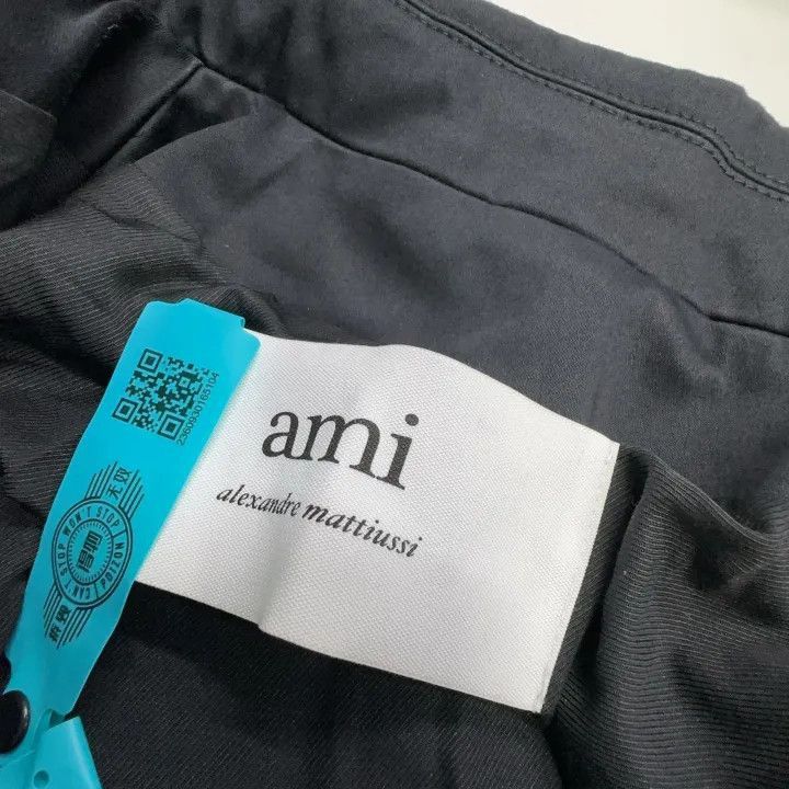 AMI AMIPARIS Black Long Sleeve Jacket with Embroidery -2507 Size US L / EU 52-54 / 3 - 2 Thumbnail