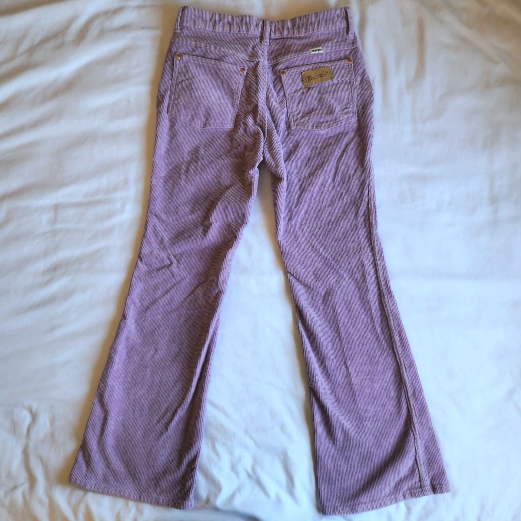 Wrangler Wrangler Women's Corduroy Purple Westward High Rise Bootcut 29/30 Pants Womens Jeans Size 29" - 4 Thumbnail