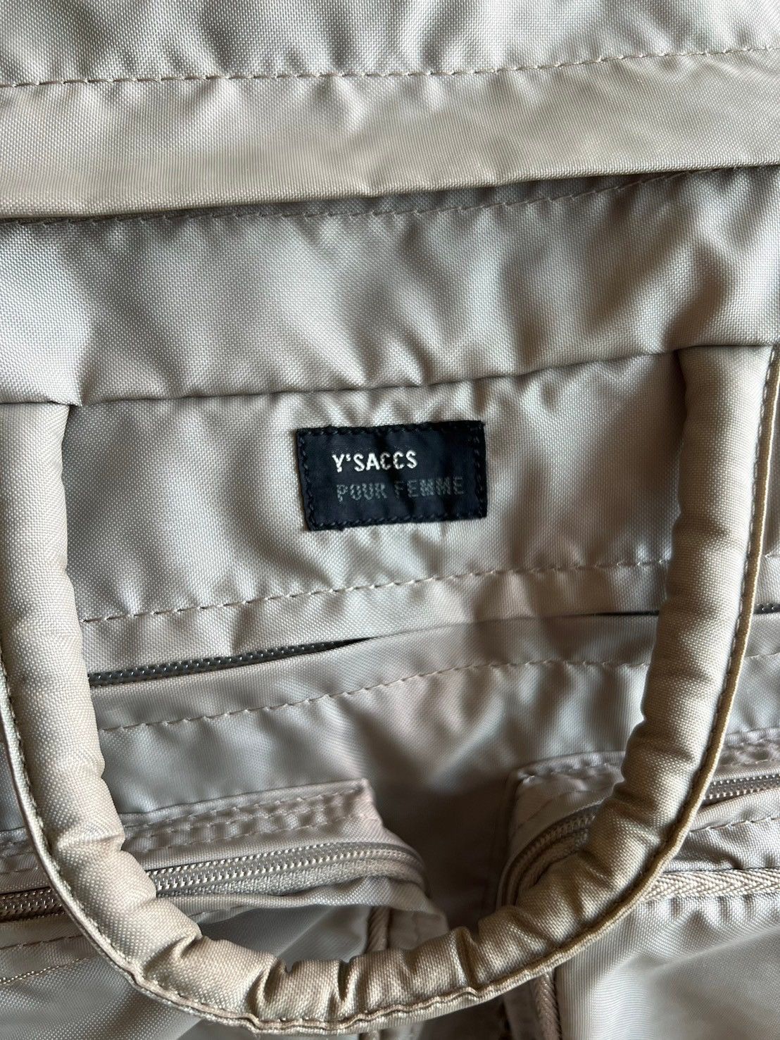 Yohji Yamamoto Y'saccs Pour Femme Multi Pocket Nylon Sling/Hand Bag Size ONE SIZE - 6 Thumbnail