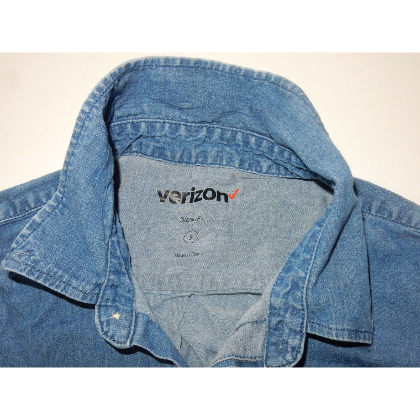 Denime Verizon Shirt Denim Button-Up Long Sleeve Size S Blue Cotton Men Size US S / EU 44-46 / 1 - 3 Thumbnail