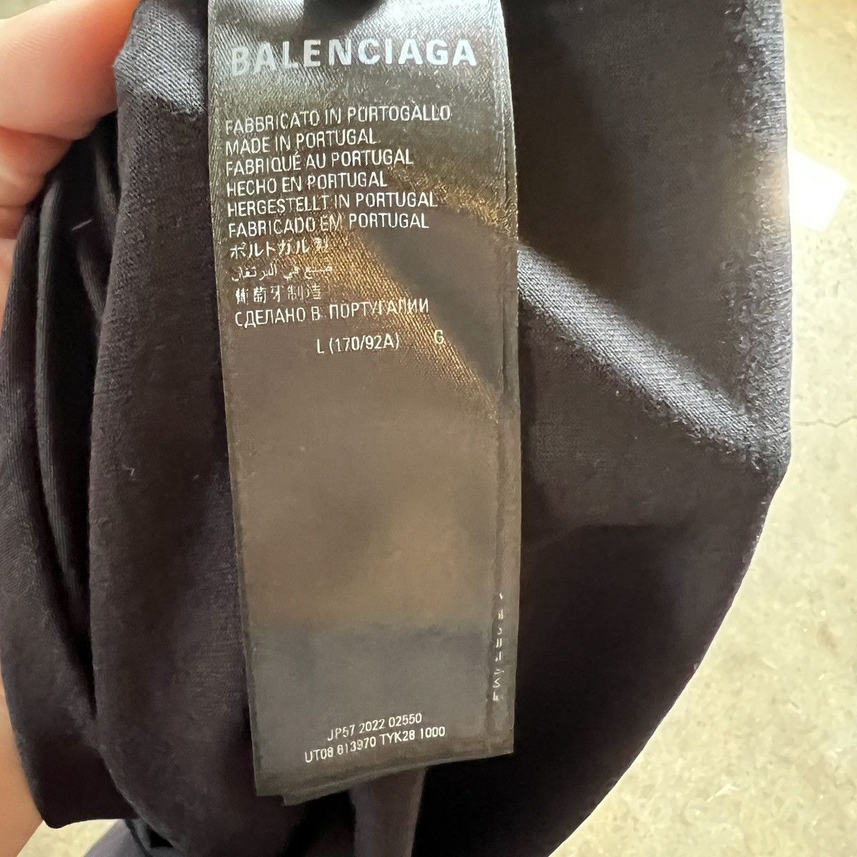 Balenciaga Balenciaga “archetype” logo long sleeve Size US L / EU 52-54 / 3 - 6 Thumbnail