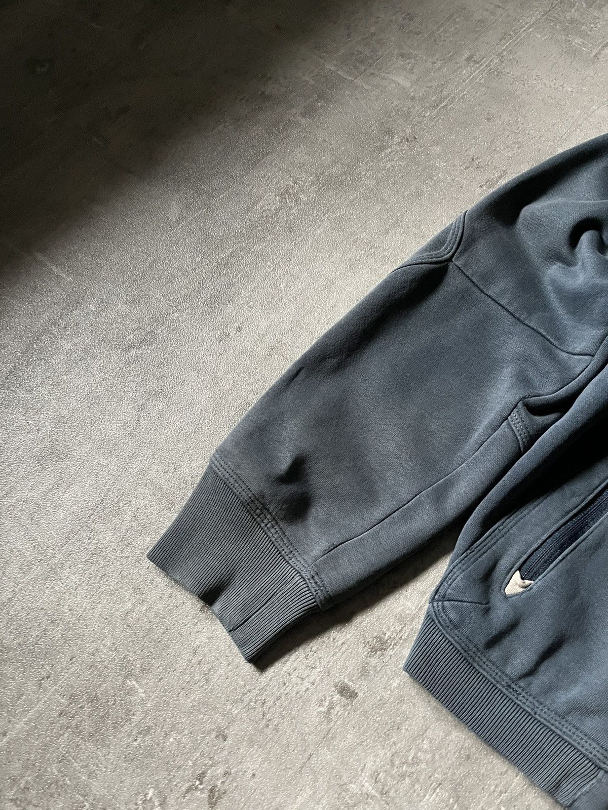 Nike × Vintage Nike vintage zip sweatshirt rare blue-green Size US S / EU 44-46 / 1 - 2 Thumbnail