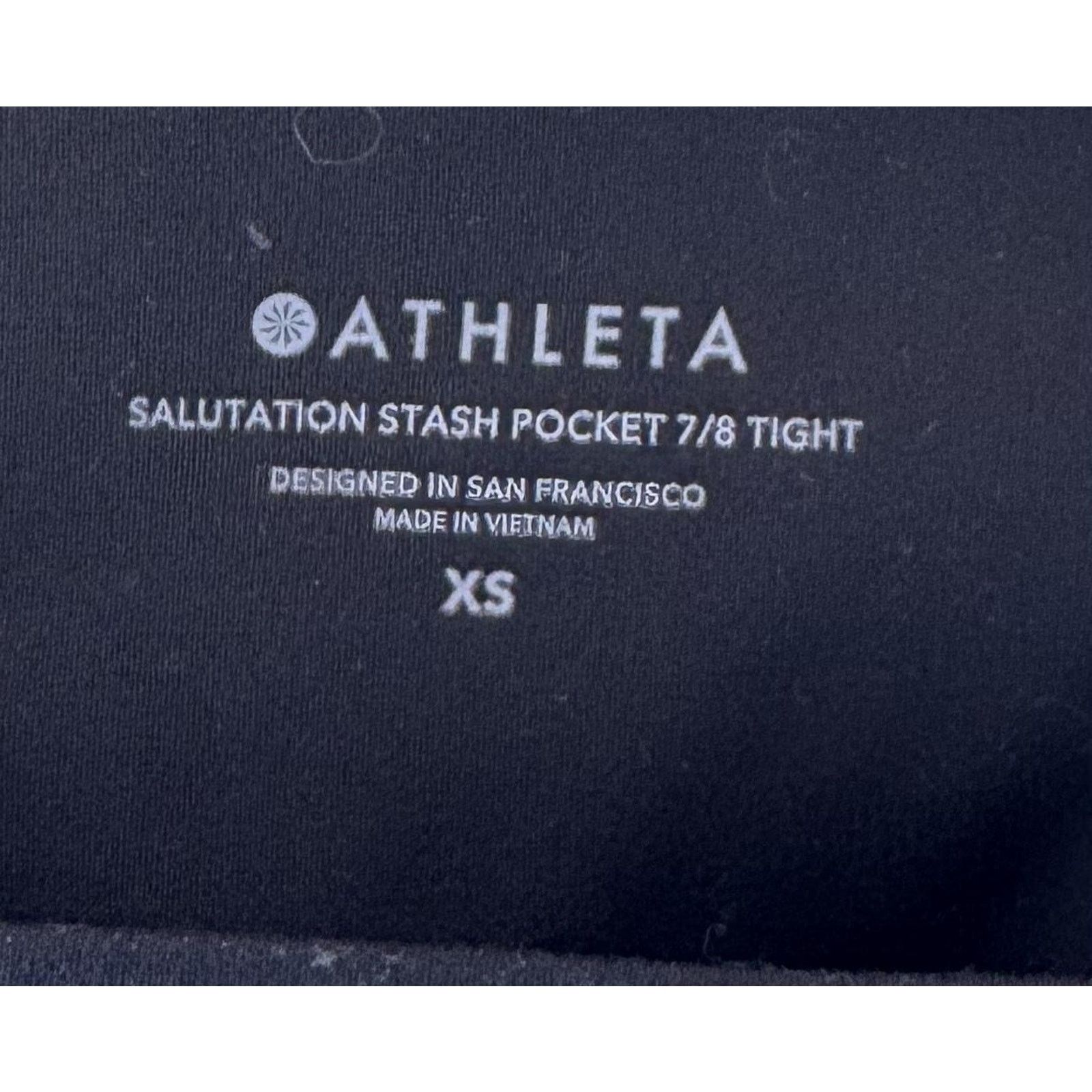 Athleta Athleta Womens XS Salutation Stash Pocket 7/8 Tight Leggings Size 26" / US 2 / IT 38 - 5 Thumbnail