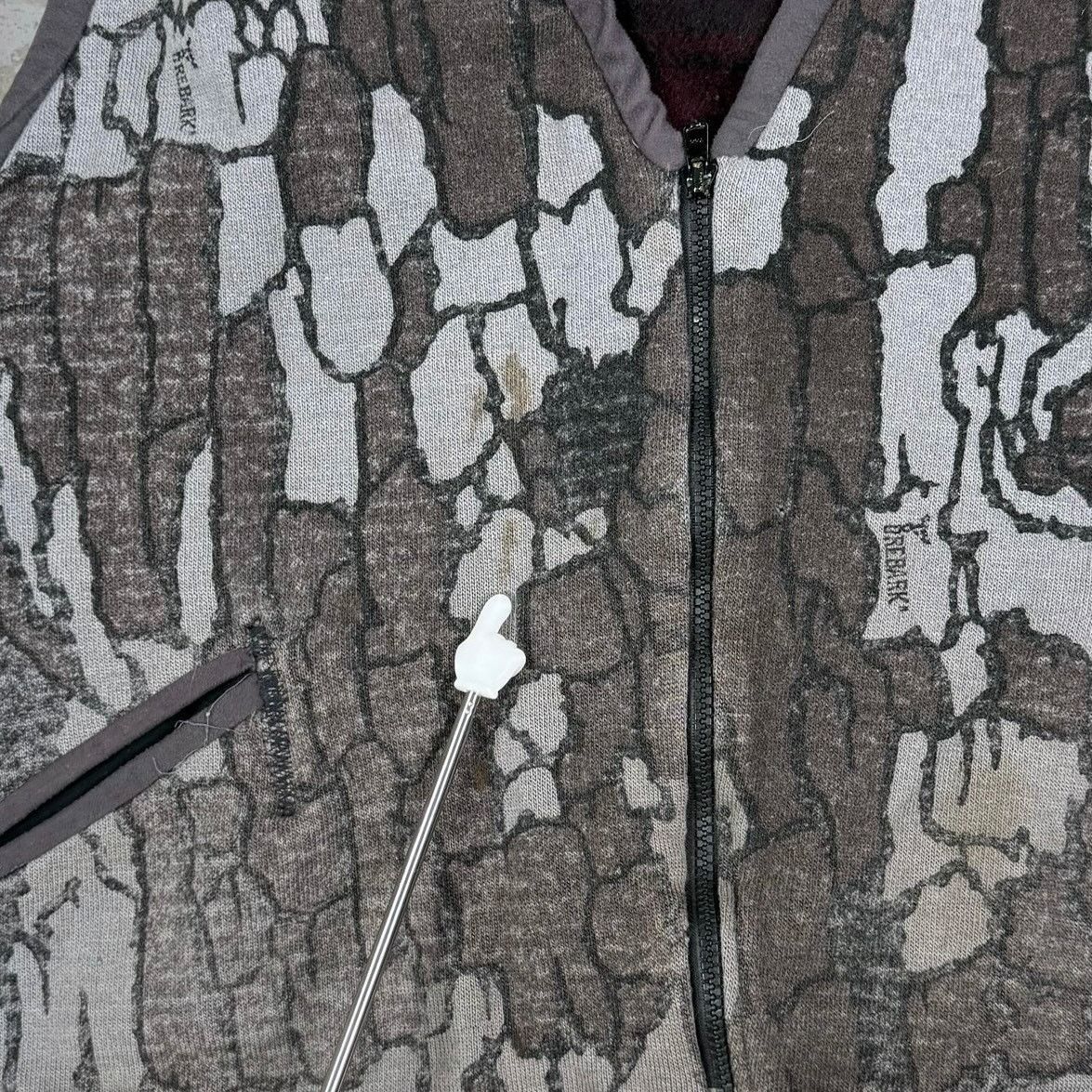 Vintage Vintage 90s Rebark Camo Vest Mens XL Plaid Lined Full Zip Size US XL / EU 56 / 4 - 4 Thumbnail