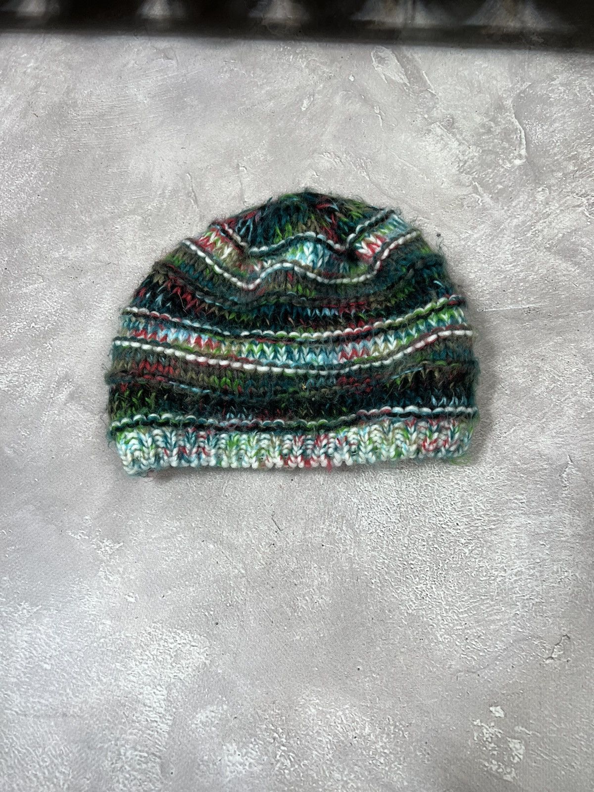 Vintage Vintage Avantgarde Missoni Style Knit Hat Size ONE SIZE - 1 Thumbnail