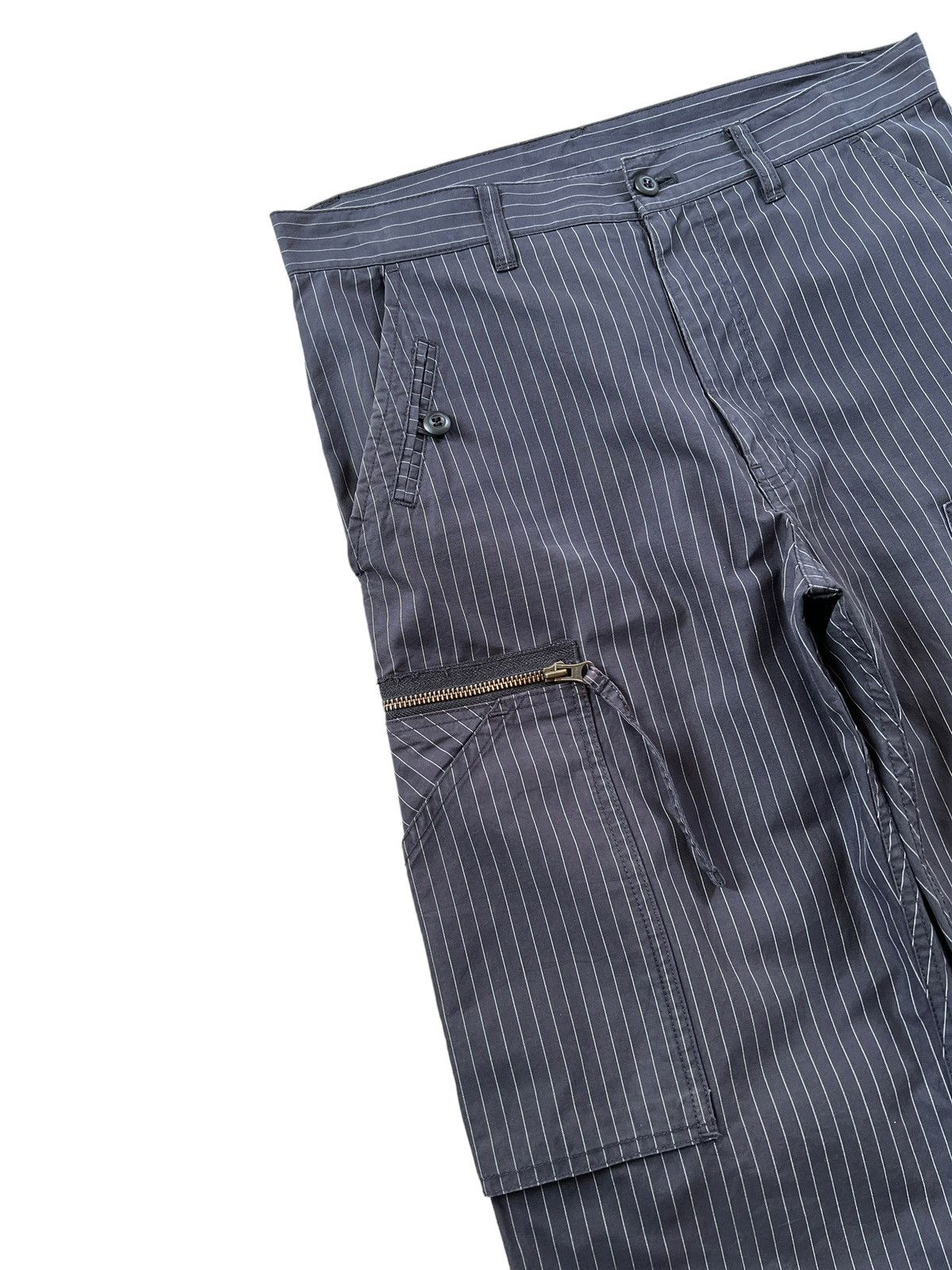 Japanese Brand × PPFM PPFM Pinstripe Multipocket Cargo Pants Size US 31 - 4 Thumbnail