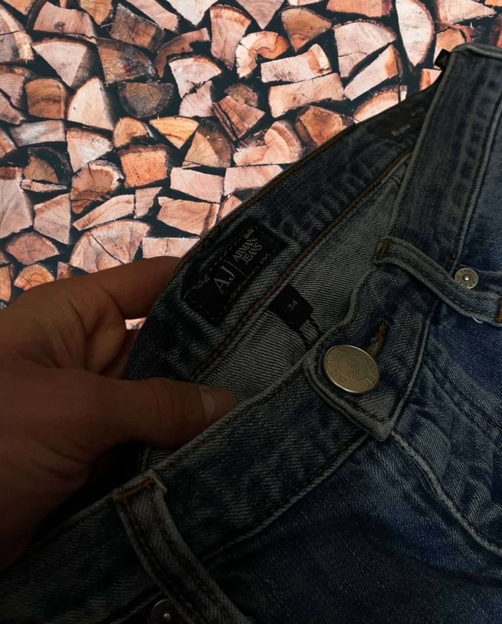 Armani × Japanese Brand × Vintage RARE vintage Armani baggy jeans Japanese Y2K Size US 34 / EU 50 - 6 Thumbnail