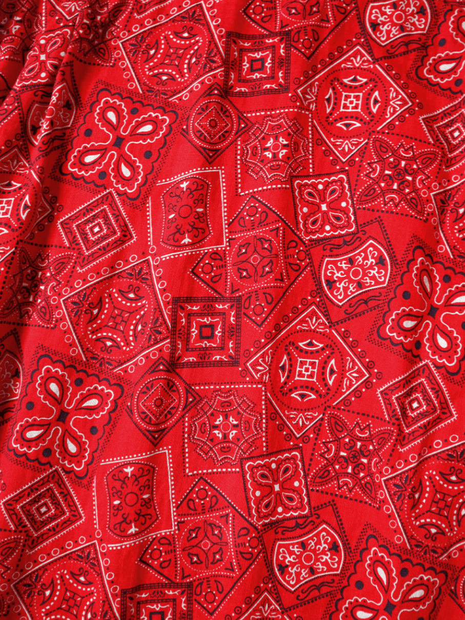 Kapital Mura Sheeting COOKIE Bandana Pattern Rangle Collar Shirt Size US XL / EU 56 / 4 - 6 Thumbnail