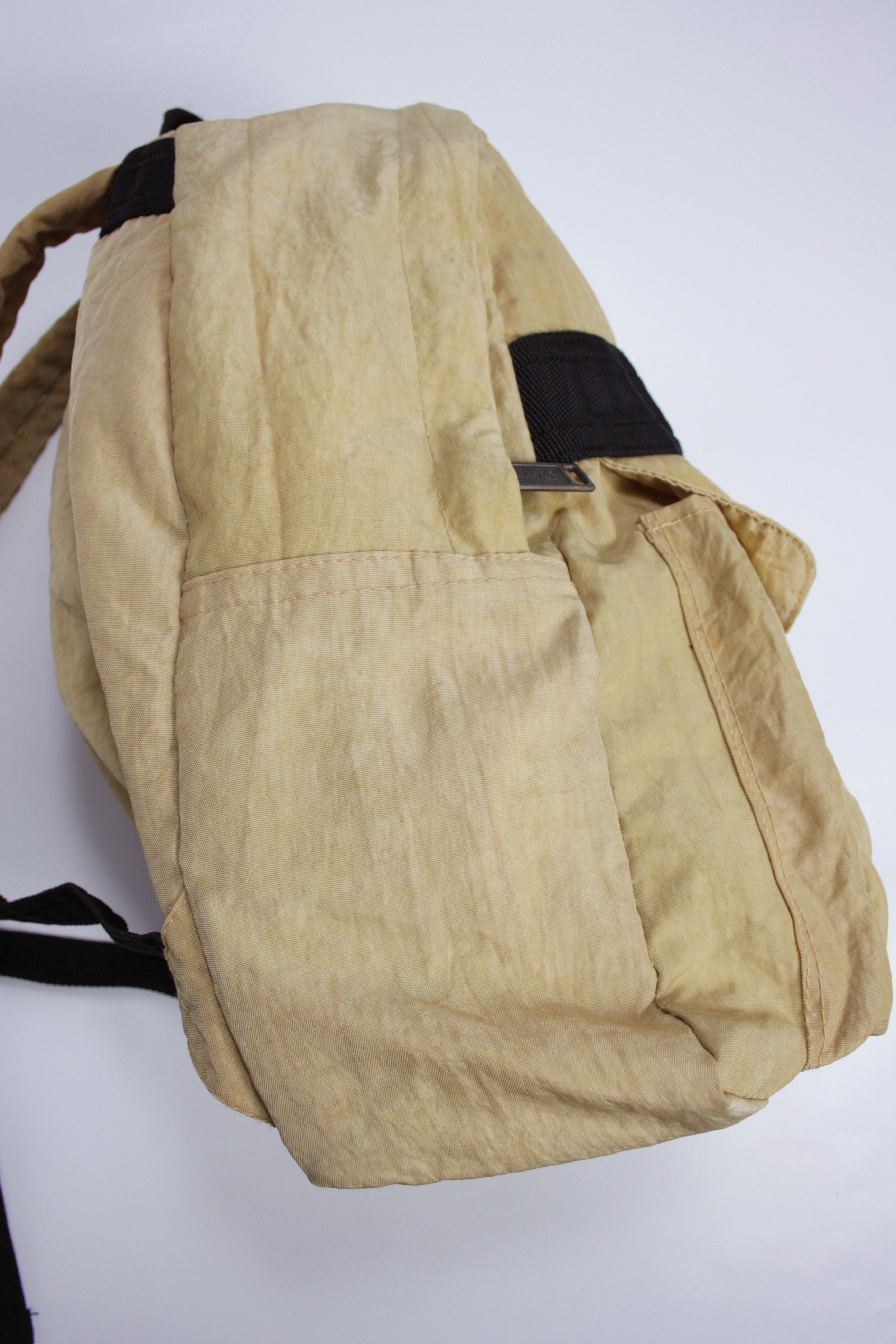 Vintage Fabrizio 90s Vintage Nylon Hook & Eye Backpack Bag Size ONE SIZE - 4 Thumbnail