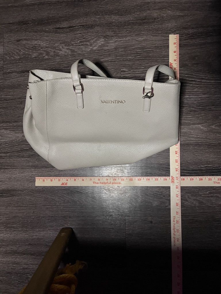 Valentino Beige Valentino Tote bag Pebble Leather Size ONE SIZE - 6 Thumbnail