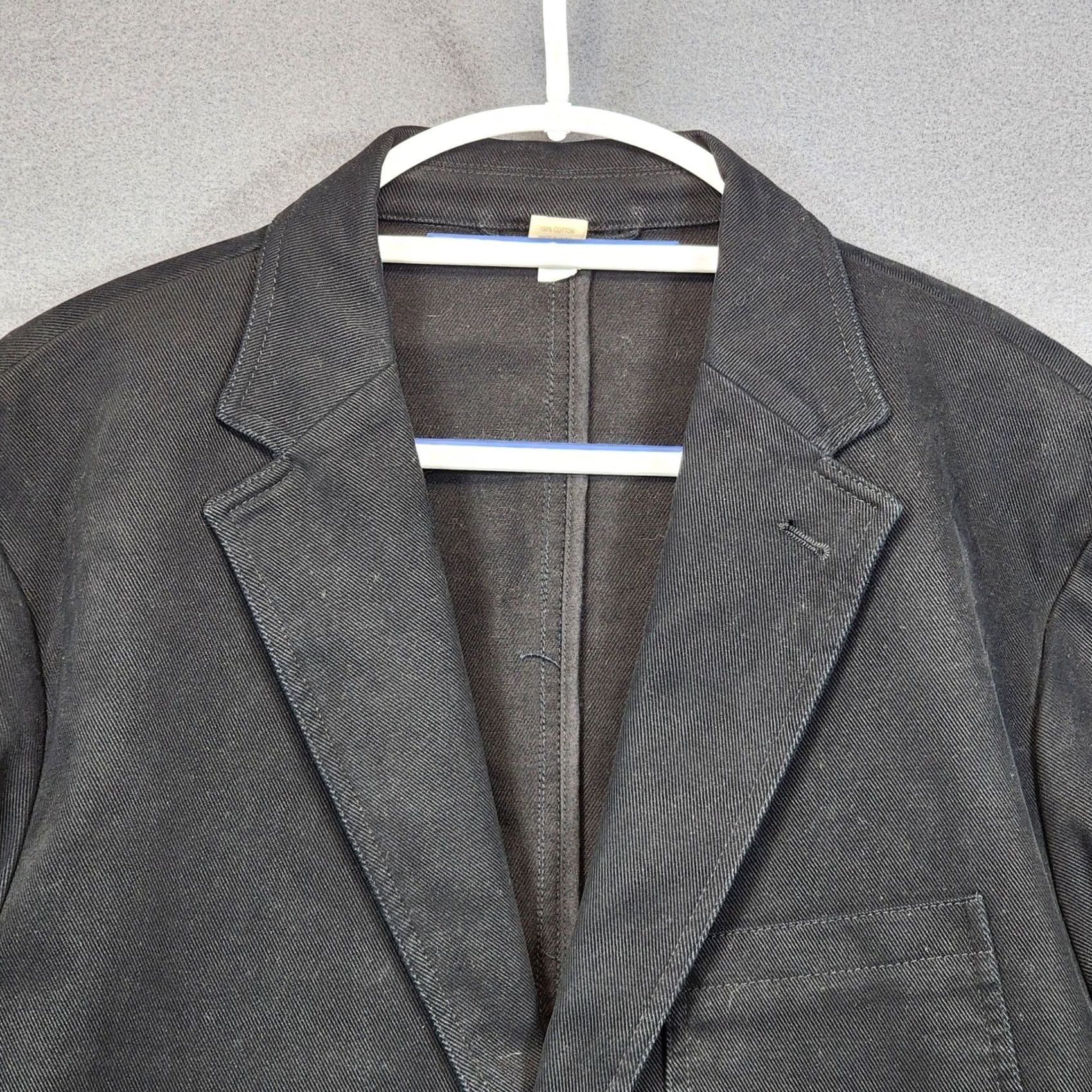 The Territory Ahead The Territory Ahead Mens Jacket 42R Black Corduroy Fine Wale Blazer Sport Coat Size 42R - 7 Thumbnail