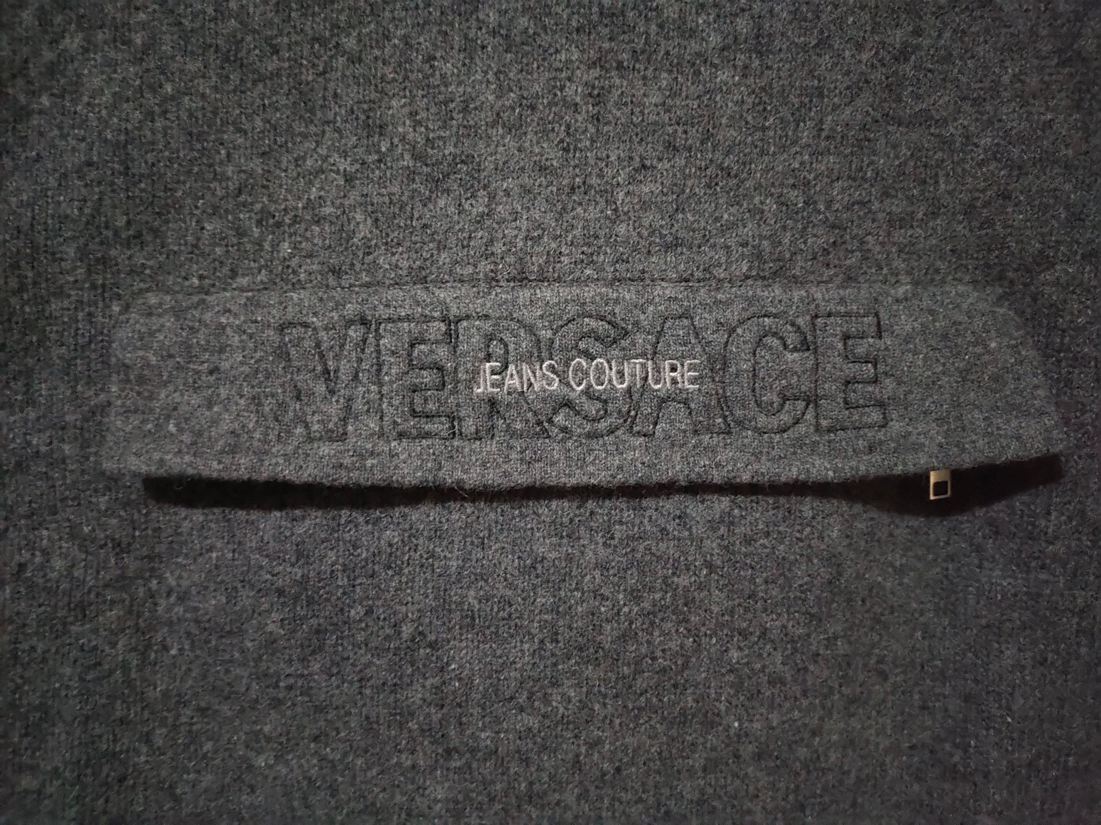 Versace Versace Wool Half Zipper Sweater Made in Italy Size US M / EU 48-50 / 2 - 5 Thumbnail