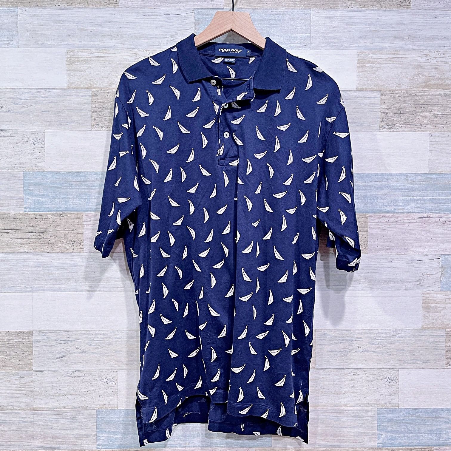 Polo Ralph Lauren POLO GOLF Ralph Lauren Vintage Sailboat Shirt Mens Medium Size US M / EU 48-50 / 2 - 1 Thumbnail