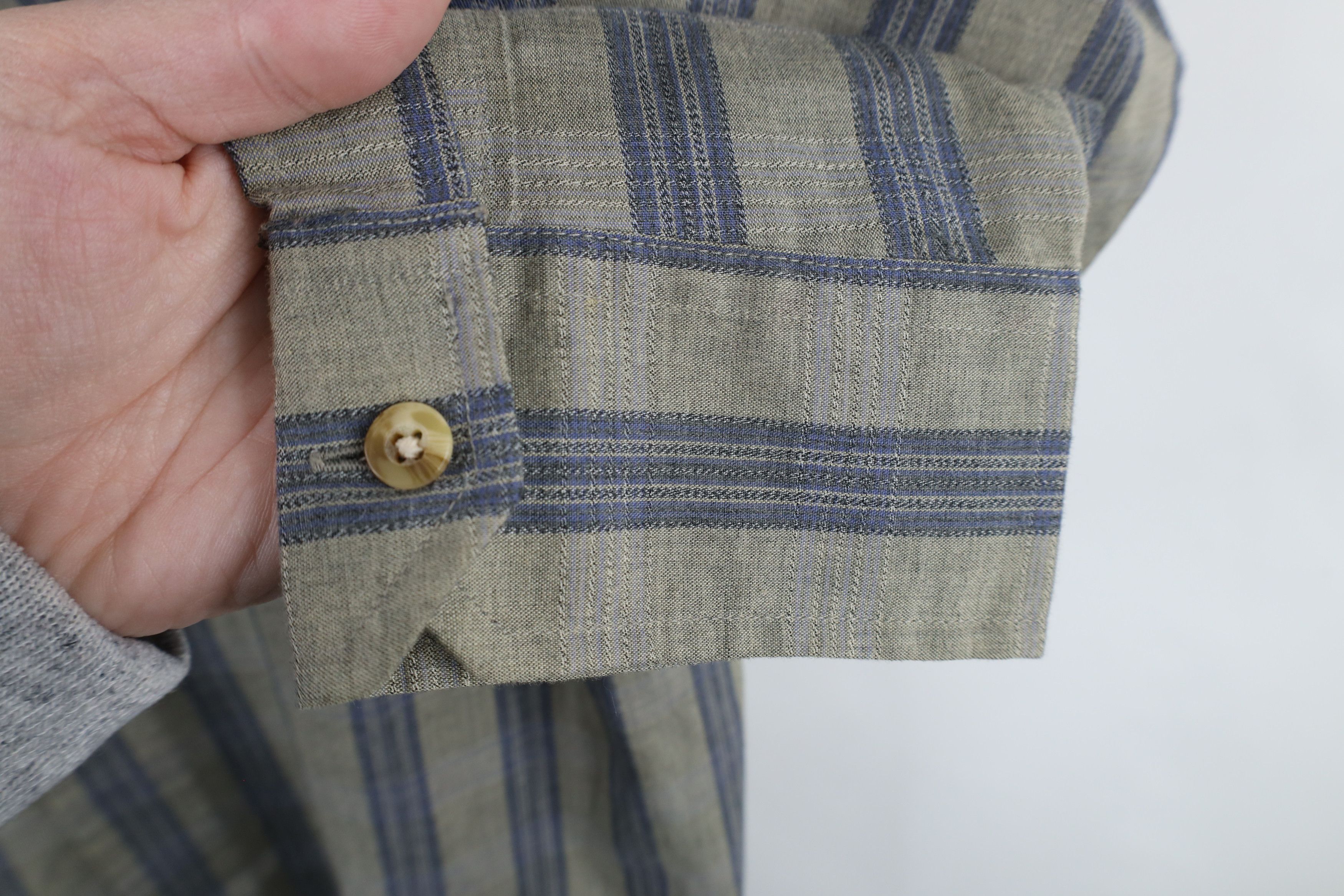 Vintage Vintage 90s Streetwear Collared Long Sleeve Button Shirt Size US XL / EU 56 / 4 - 8 Thumbnail