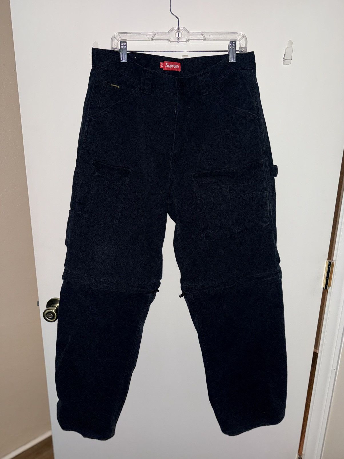 Supreme Supreme faux croc painter pant black (size 34) NWOT | Grailed