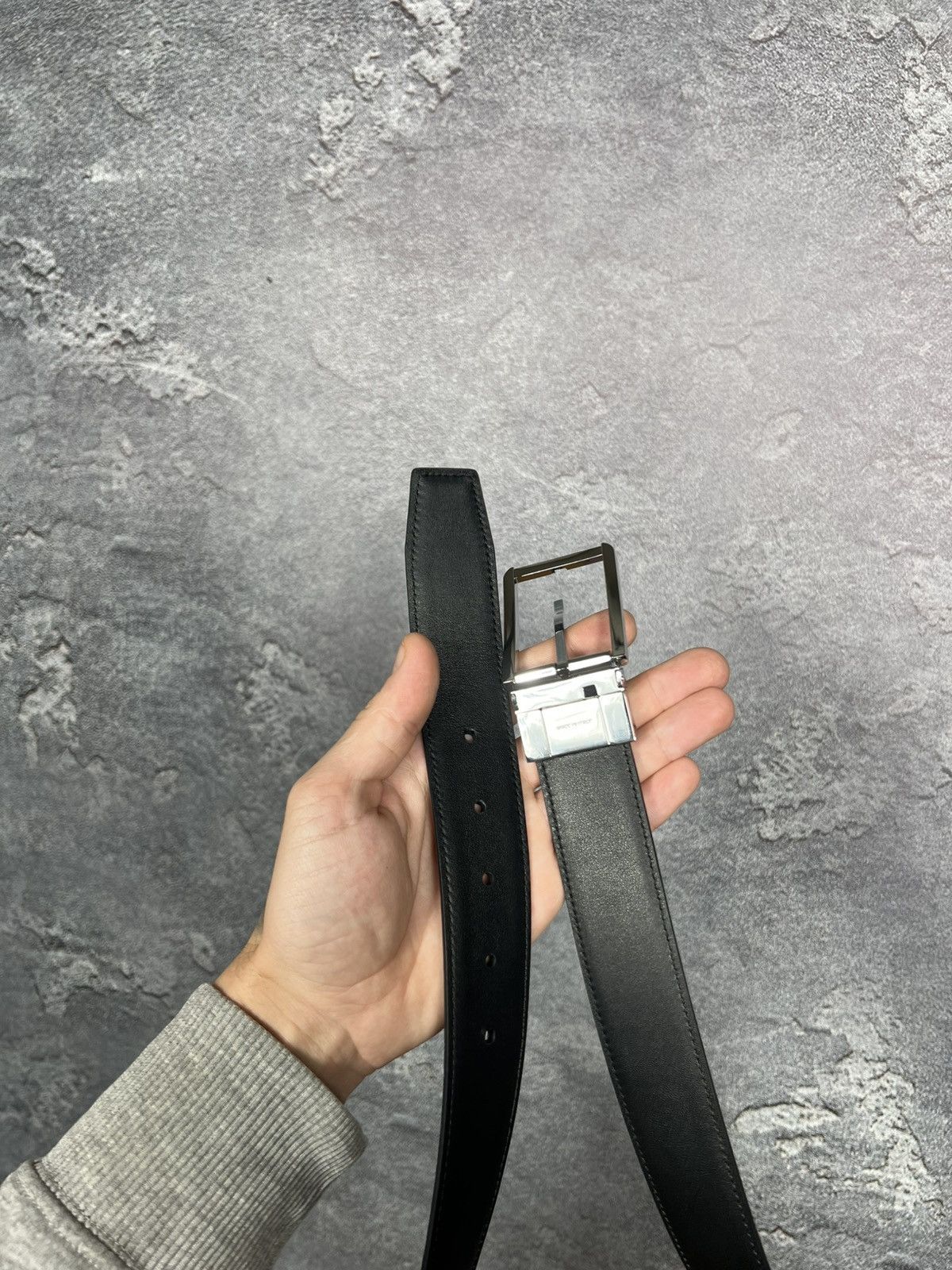Ermenegildo Zegna Ermenegildo Zegna Leather Belt With Logo One Size Size ONE SIZE - 11 Thumbnail