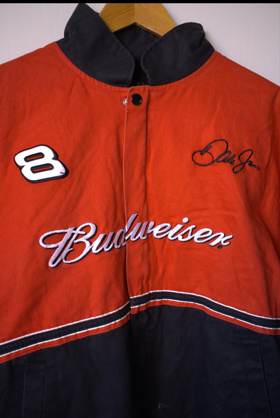 Budweiser 90's Winner's Circle Budweiser Dale Earnhardt Racing Jacket Size ONE SIZE - 3 Thumbnail