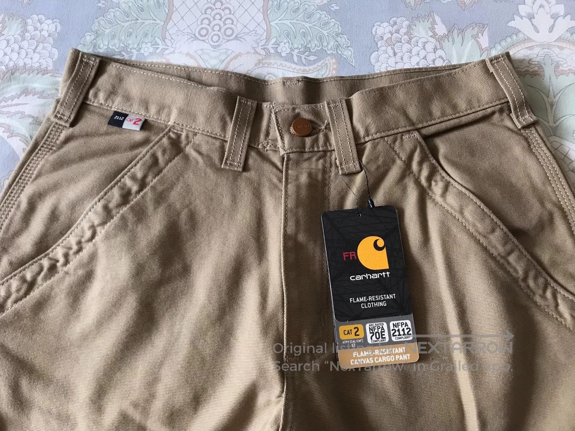 Carhartt Carhartt FRB240 Cargo Work Pants. Size US 30 / EU 46 - 4 Thumbnail