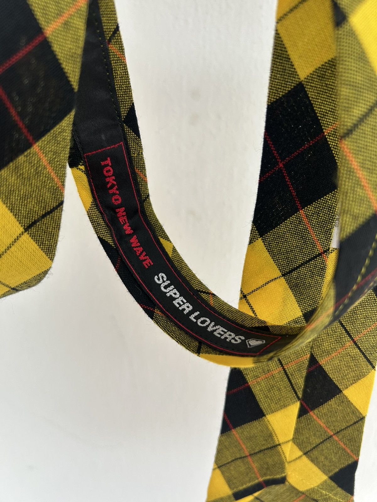 Japanese Brand Super Lovers Punk Vintage Tie Size ONE SIZE - 4 Thumbnail