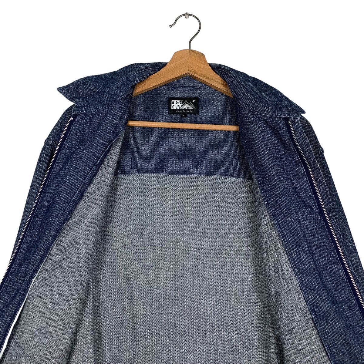 Japanese Brand FIRST DOWN Triumph Denim Casual Jacket #0884-C39 Size US L / EU 52-54 / 3 - 12 Thumbnail