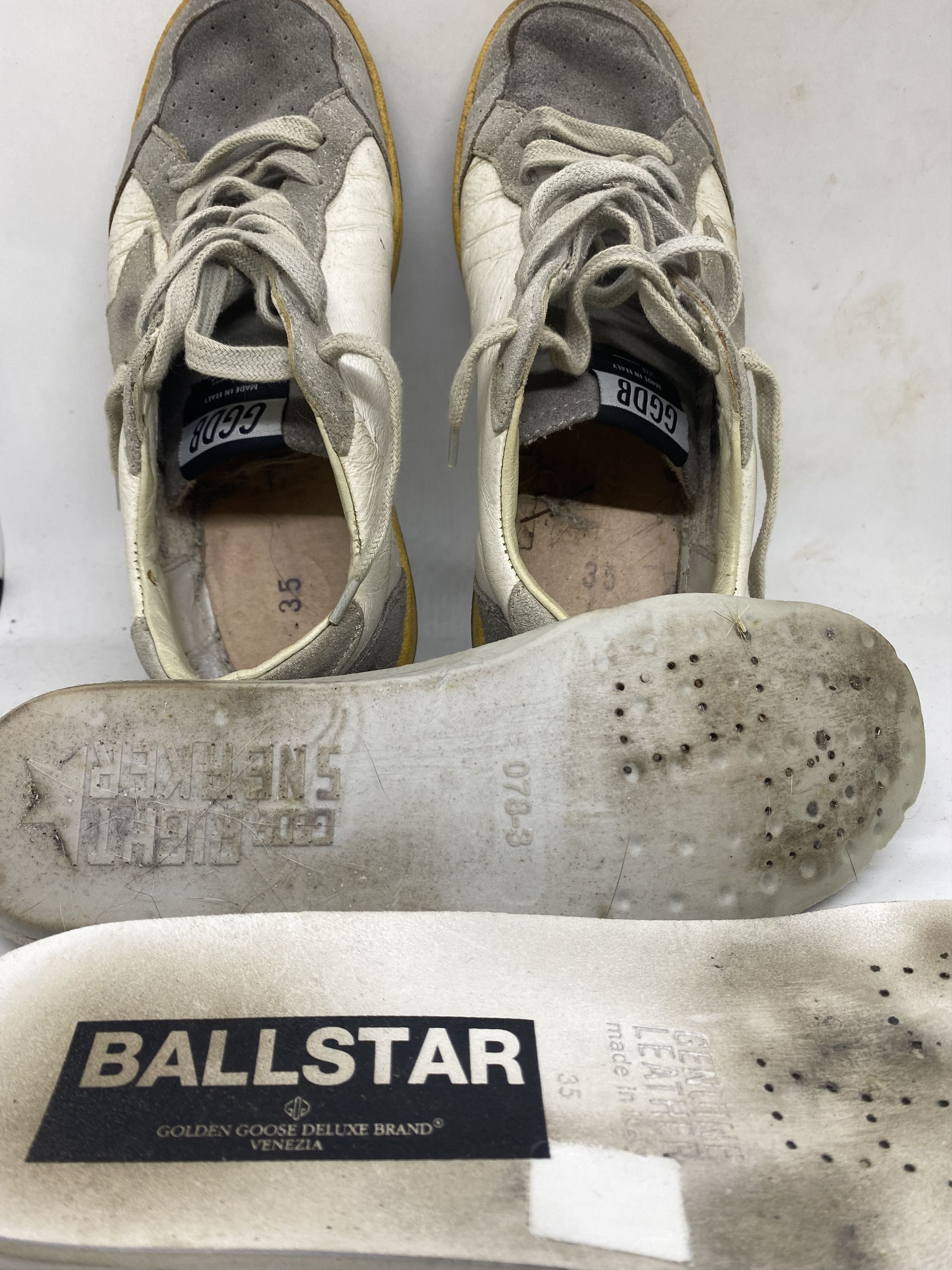 Golden Goose ggdb BALLSTAR GOLDEN GOOSE Deluxe Low-Top Sneakers size 35 Size US 5 / IT 35 - 8 Thumbnail