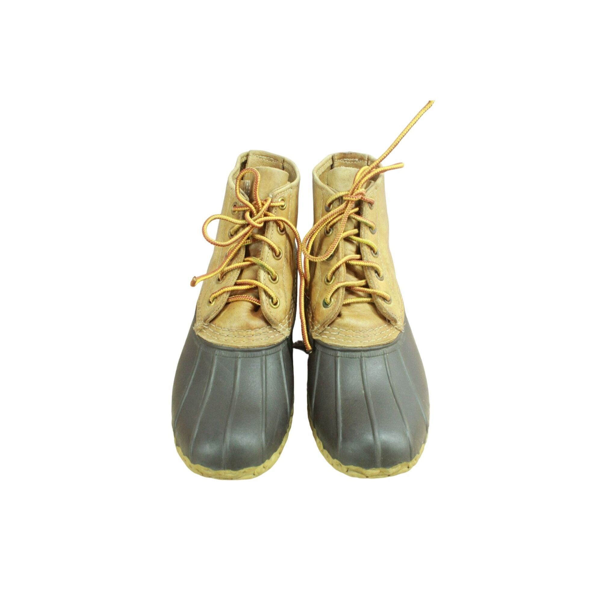 L.L. Bean LL Bean Women’s Leather Duck Boots Unlined Size 7 Narrow Size US 7 / IT 37 - 4 Thumbnail