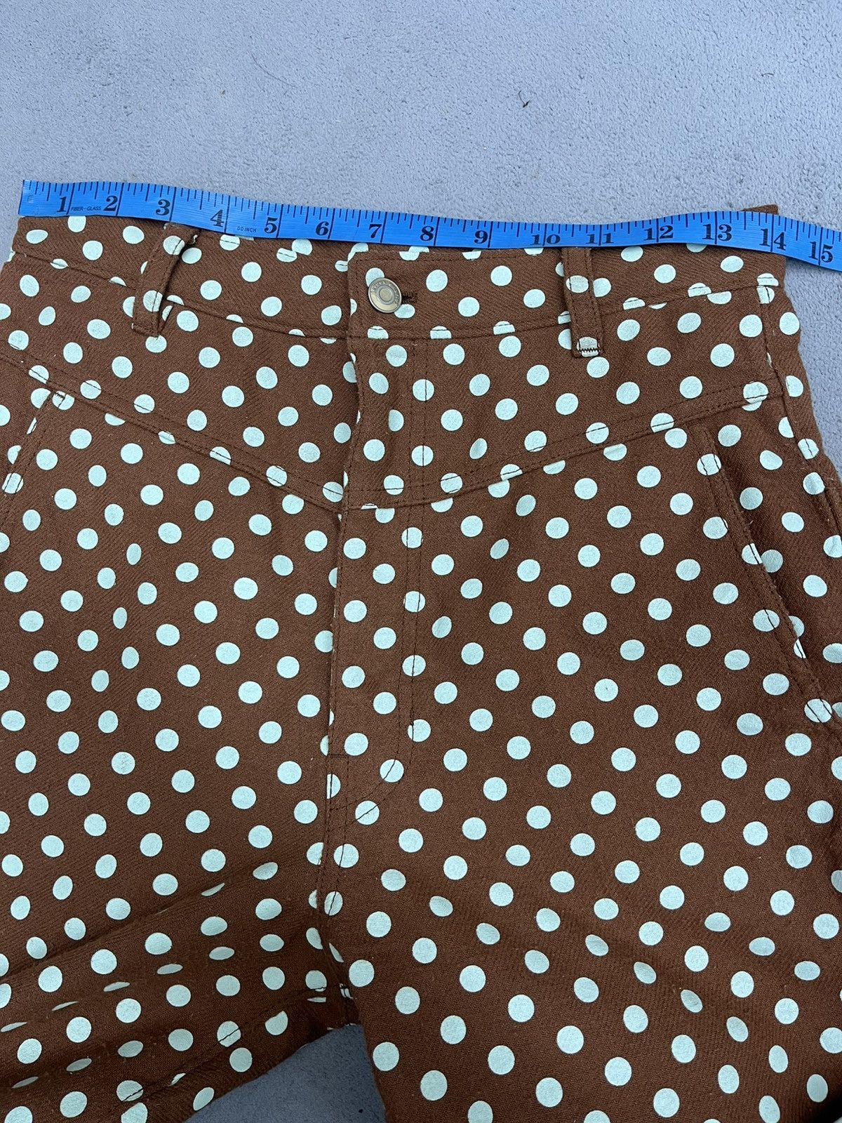 mercibeaucoup ARCHIVE🔥🔥🔥VTG MERCIBEAUCOUP POLKA DOT REVERSE POCKET PANT Size 28" / US 6 / IT 42 - 13 Thumbnail