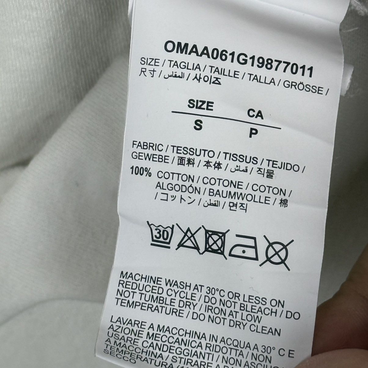 Off-White × Undercover Off White x Undercover Hand Dart Tee Size US S / EU 44-46 / 1 - 8 Thumbnail