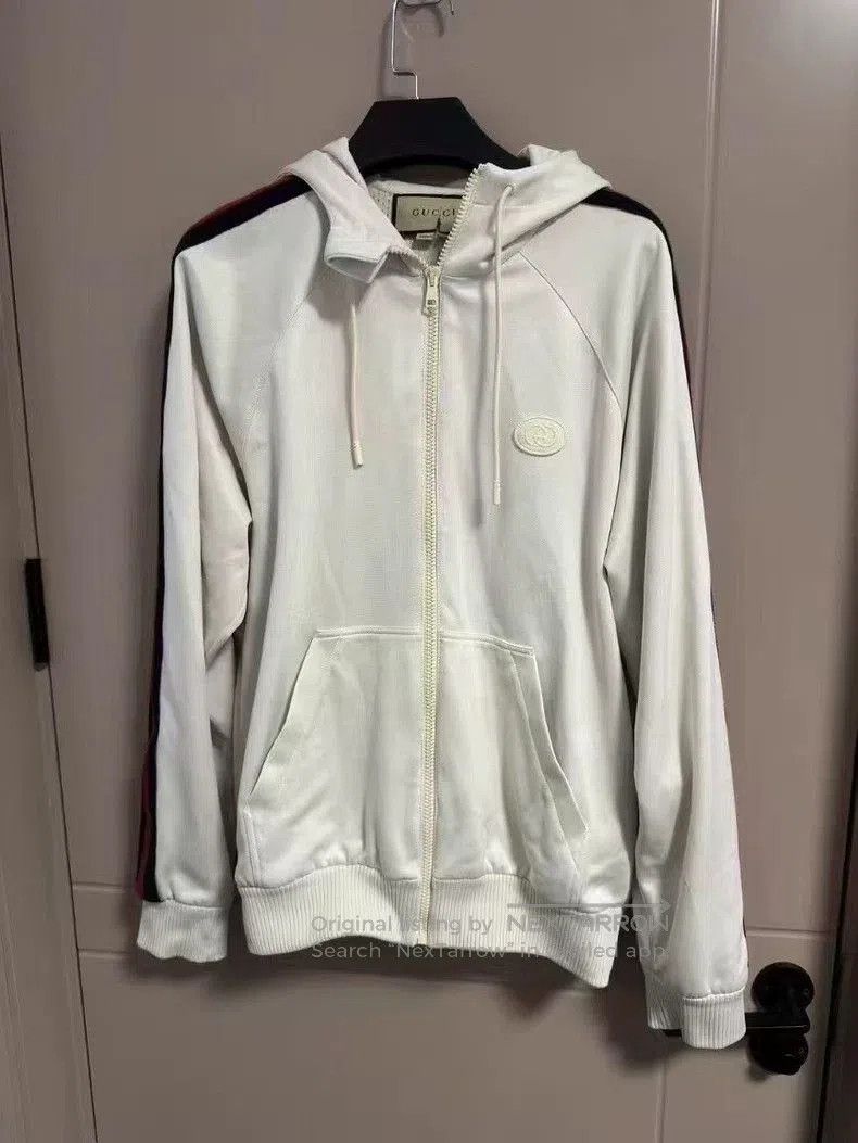 Gucci Gucci Flame Embroidery Zip Hoodie. Size US XS / EU 42 / 0 - 1 Thumbnail
