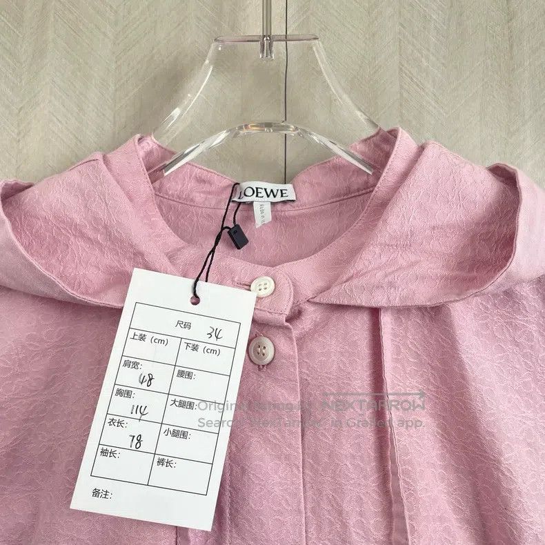 Other Loewe Jacquard hooded shirt, size 34 Size XXS / US 00 / IT 34 - 2 Thumbnail